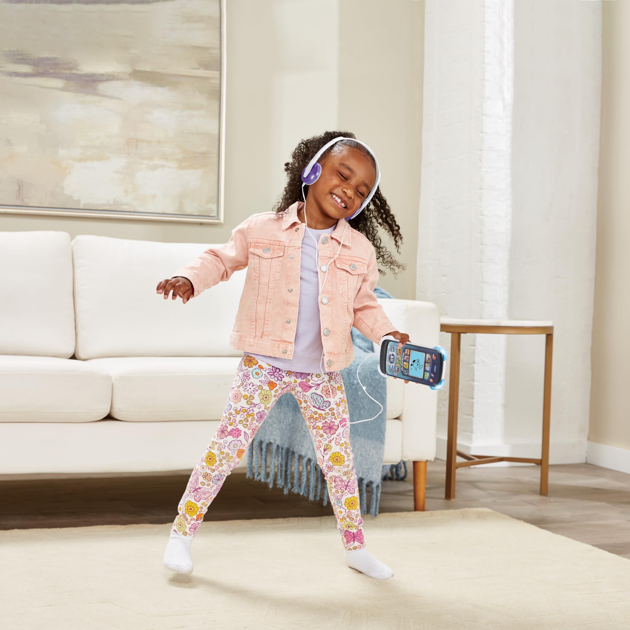 VTech - Música y Juegos para Preescolar Divermusic, Reproductor Musical Interactivo para Escuchar, Cantar y Bailar Musicales, Versión ESP