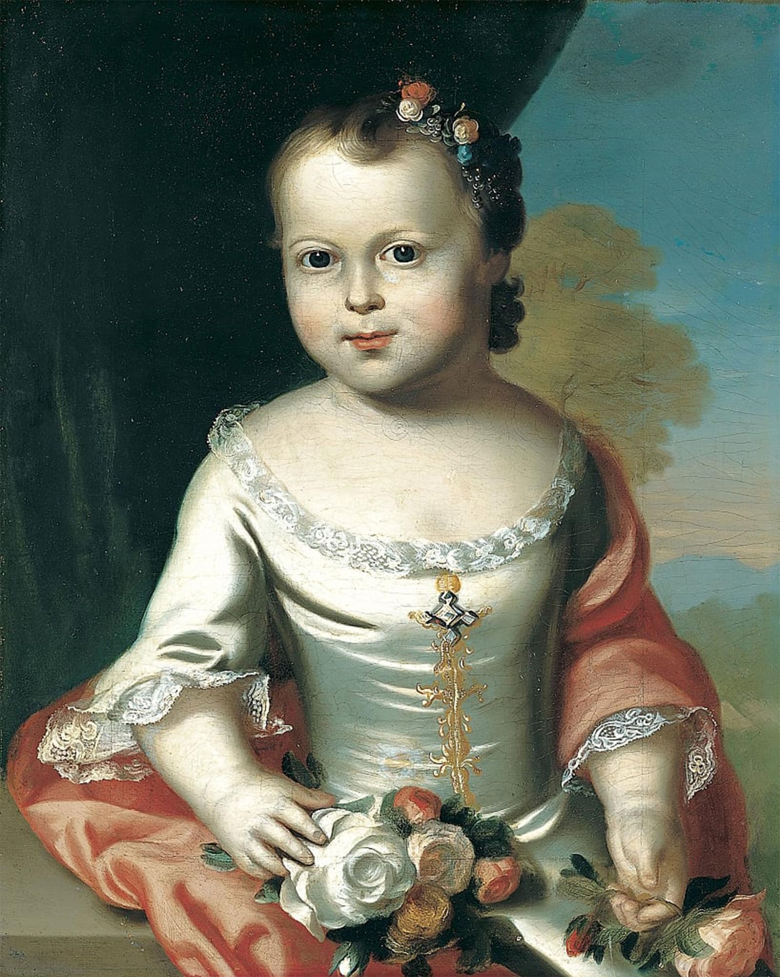 ARTXLXXBN Famous Prints Artwork Pictures Poster Painting Art Elizabeth Greenleaf by Singleton Copley Artwork Landscape Pictures for Home Decor 60x90cm