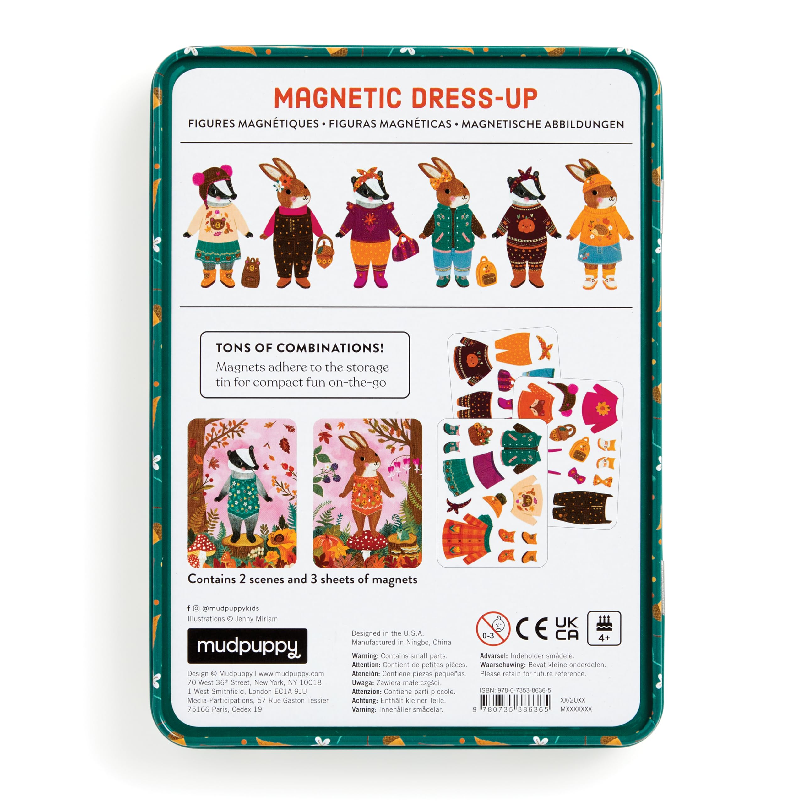 Mudpuppy Folklore Forest Magnetic Dress-up