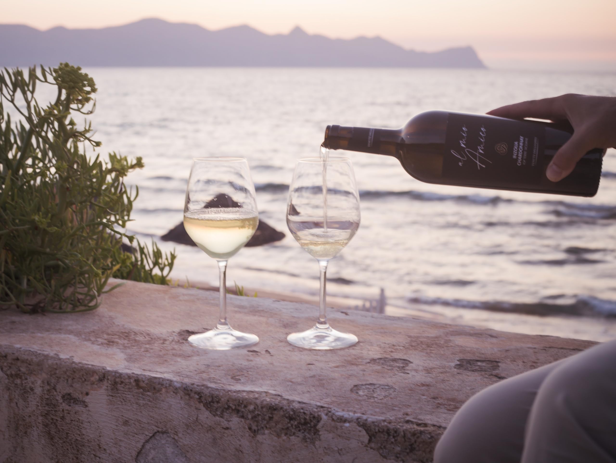 Tenute dello Jato Al Mio Amico Inzolia - Chardonnay IGP Terre Siciliane Vino Bianco 13% Vol., 6 x 750 ml