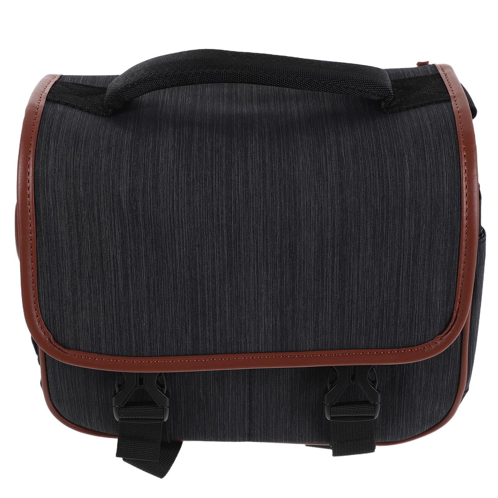 Bolso de Hombro para Cámara con Compartimentos y Acolchado Reforzado Negro