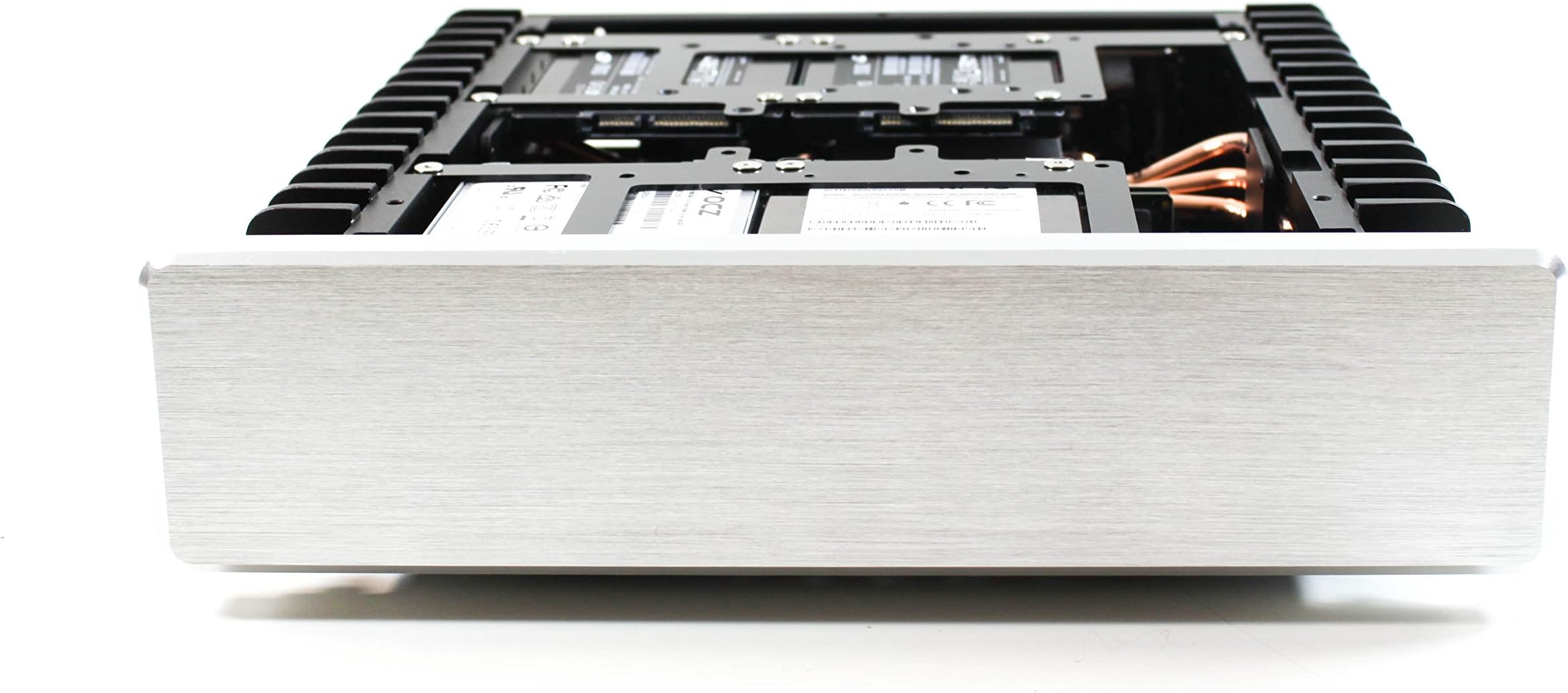 H1.S V2 Fanless Aluminum Computer Case-Silver