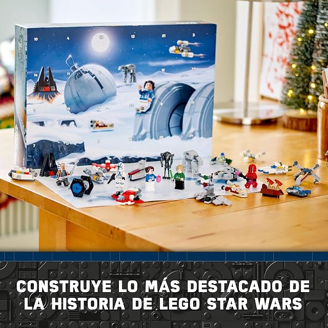Foto 6 de 8 de LEGO Star Wars Calendario de Adviento 2024 con 18 Mini Juguetes Coleccionables