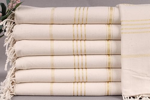 Miniatura 9 de kayra export Toalla turca, toallas de playa de gran tamaño de 40 x 71 pulgadas, manta de playa 100% algodón, de secado rápido, compacta, suave y