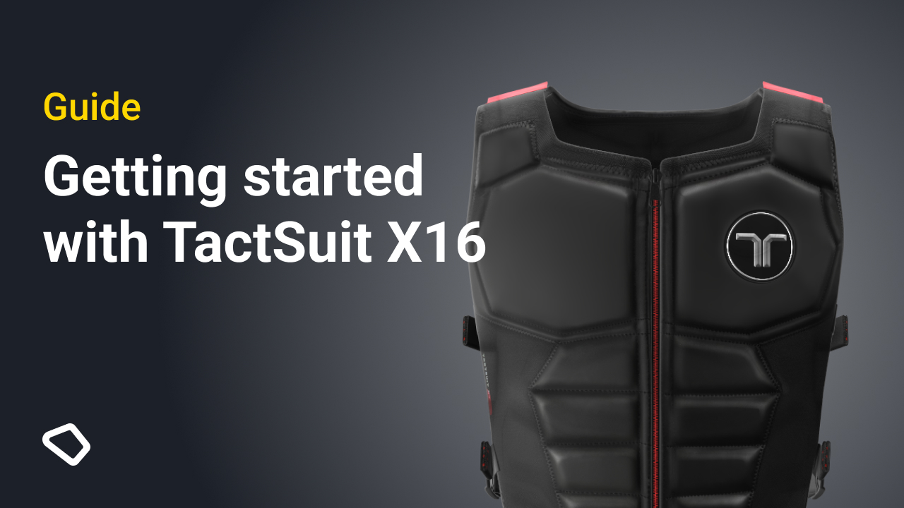Amazon.com: bHaptics TactSuit X16 - Lightweight Haptic Vest for VR