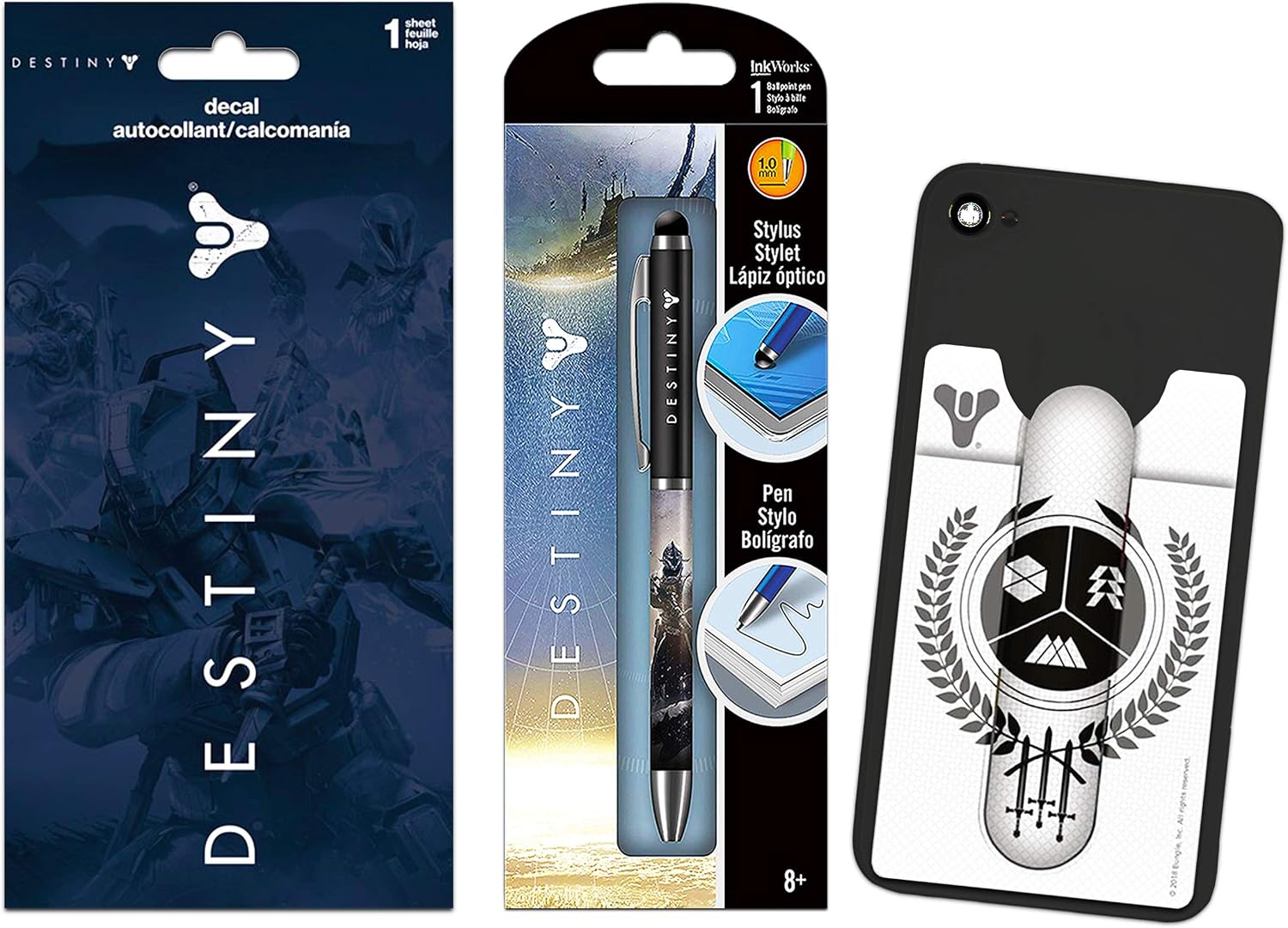 Up To 50% OFF Destiny Video Game Party Favors Bundle - 3 Pc Destiny Party Supplies Destiny Decal Sticker, Destiny Wallet for Phones, Destiny Pen (Destiny Party Decoration Set) Exclusive Special Destiny Video Game Party Favors Bundle - 3 Pc Destiny Party Supplies Destiny Decal Sticker, Destiny Wallet for Phones, Destiny Pen (Destiny Party Decoration Set)