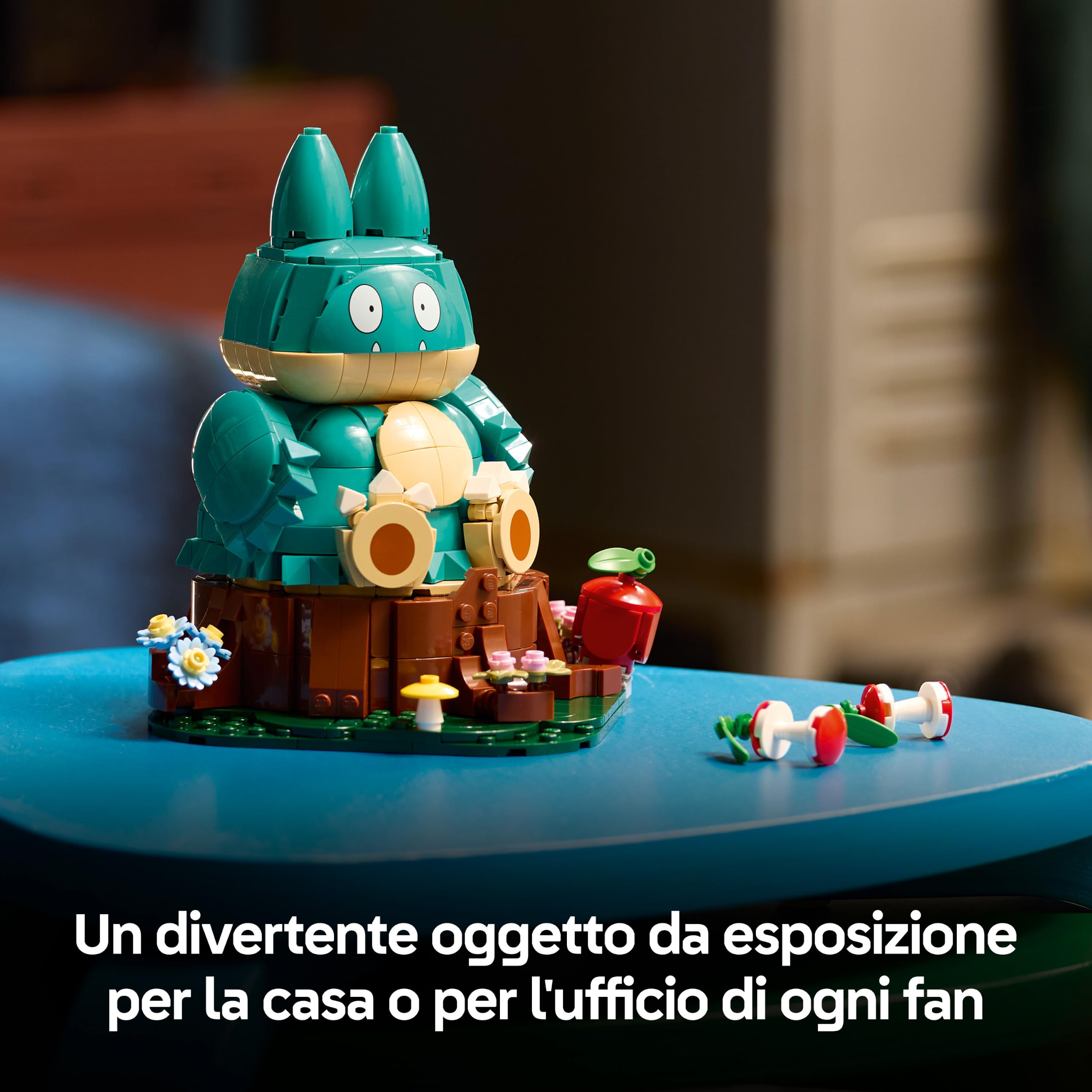 LEGO Pokémon Munchlax - Action Figure da Costruire per Adulti - Kit di Modellismo con Arti e Testa Snodabili - Decorazione Stanza da Gaming Fai da Te - Idea Regalo per Gamer da Collezione - 72150