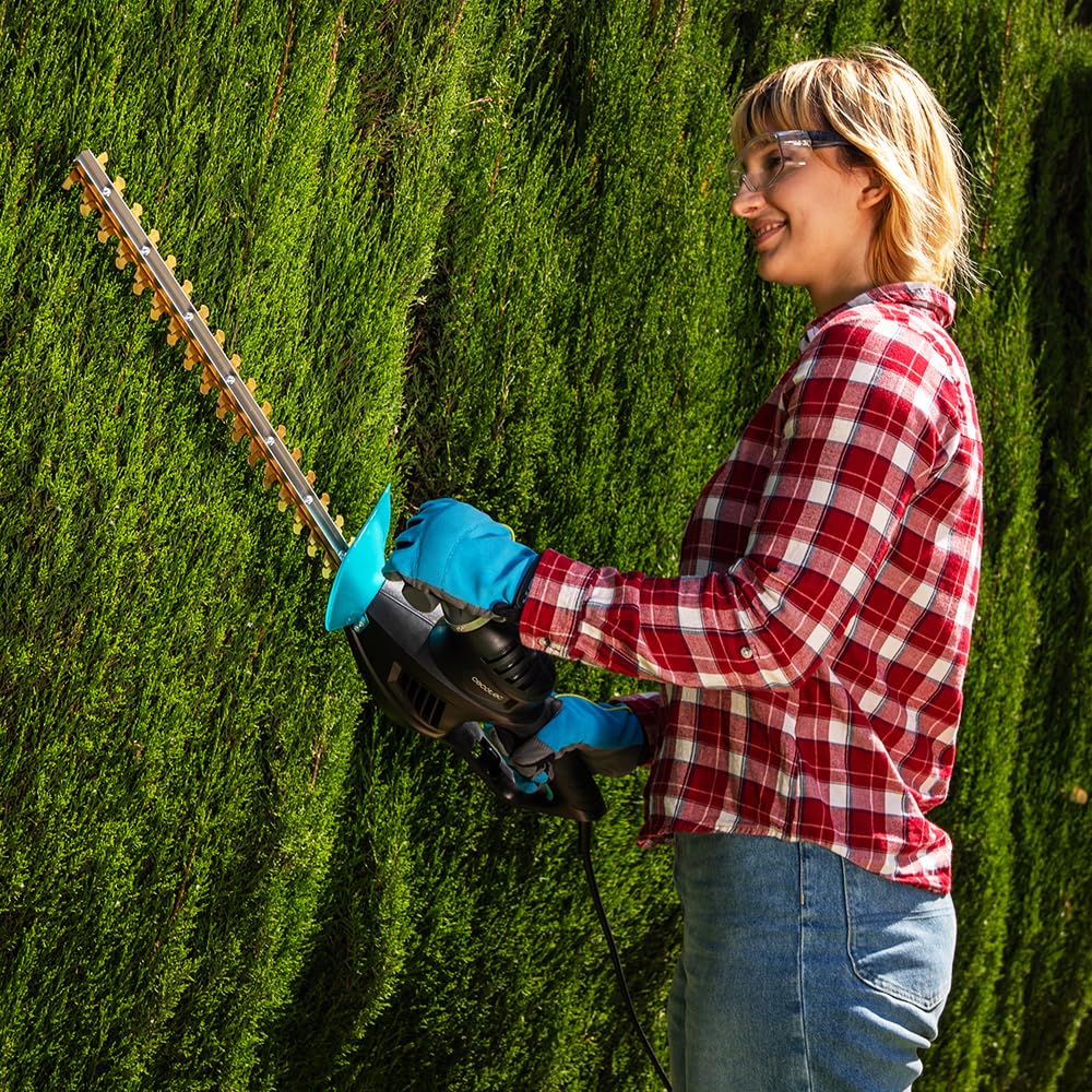 Cecotec Taille-haie Longueur Coupe jusqu'à 45 cm TitaniumSword 450. 500 W, Moteur sans balais, Lames en Titane, Branches jusqu'à 16 mm, télécommande rotative, système d'allumage de sécurité