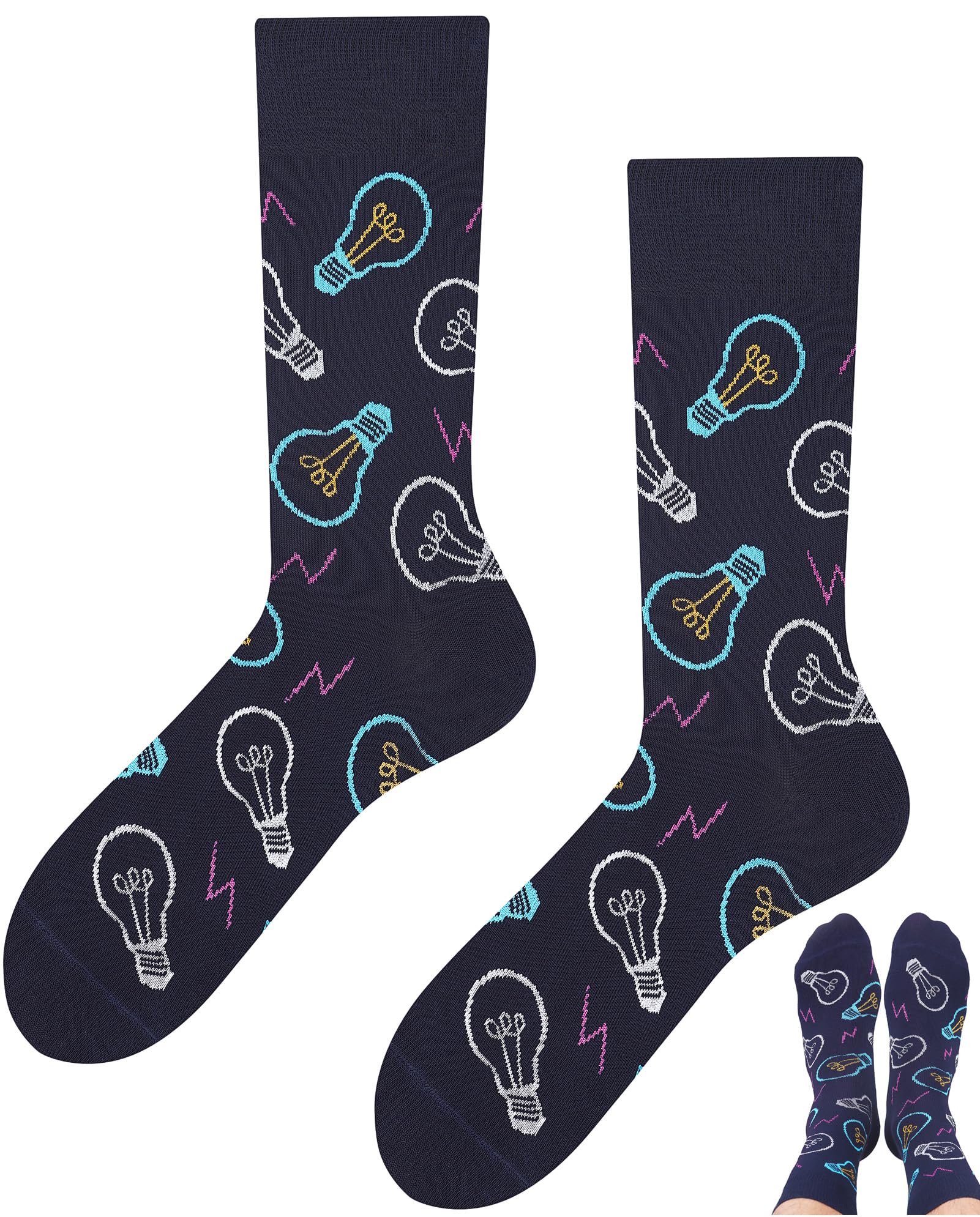 TODO Colours Lustige Socken mit Motiv - Mehrfarbige, Bunte, Verrückte für die Lebensfreude