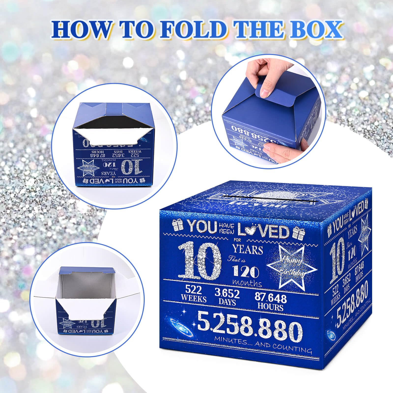Amazon.com: TOYEISHI 10 Happy Birthday Money Box for Cash Gift