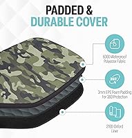 Vista 3 de Palms-O-Aces Pickleball Paddle Cover Canvas Padded Pickleball Paddles Sleeve with Zipper Lightweight Protective Paddle Case for Standard Paddles
