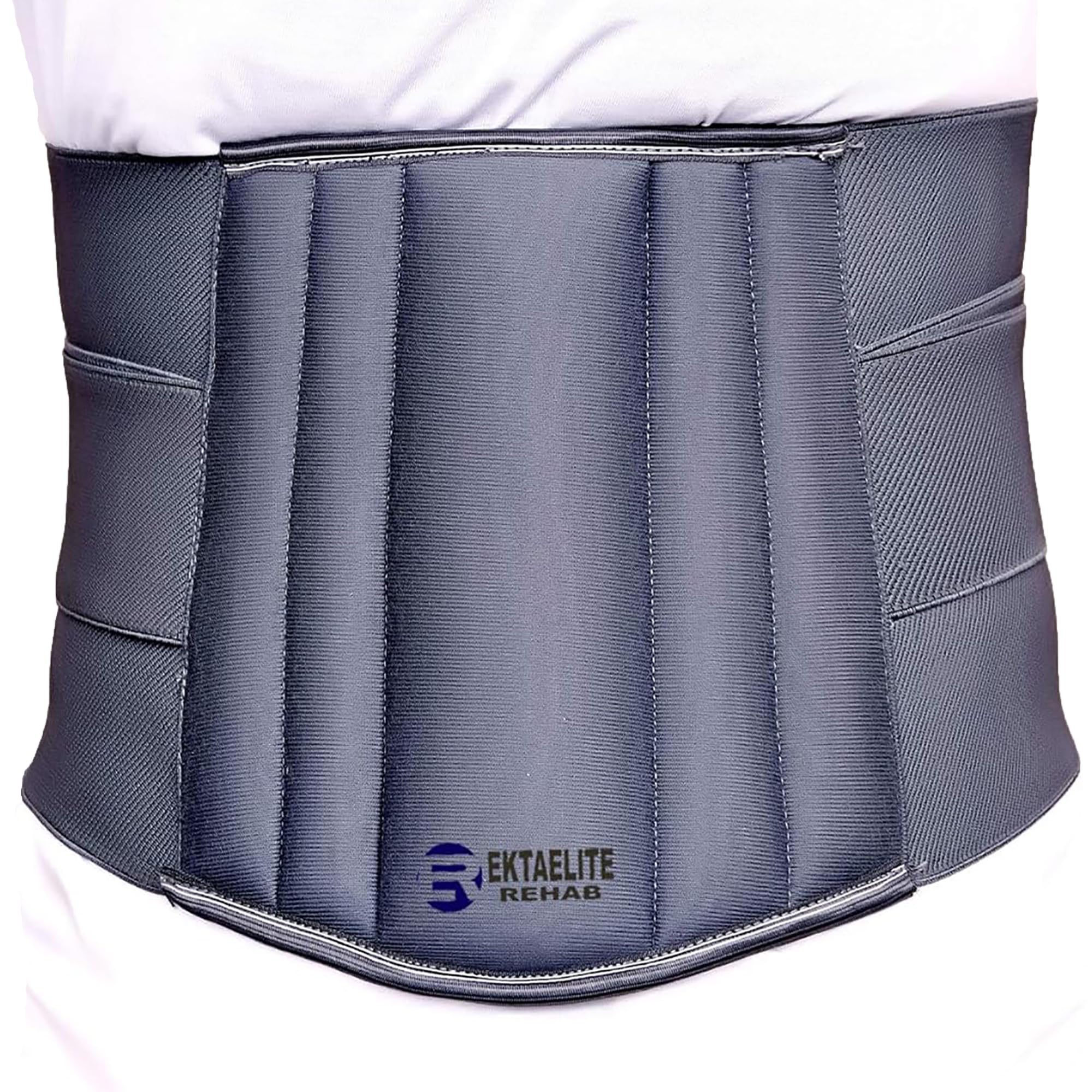 EKTAELITE Rehab Lower Back Lumbo sacral belt Brace Support Foam/Lumbo Sacral belt/corset for Men and Women/waist and back support belt Pain Relief-Compression with dual Adjustable Straps (B095HX67BD) Amazon Price History, Amazon Price Tracker
