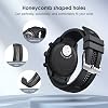 Strap for Omega x Swatch MoonSwatch Watch, 20mm, Hollow Out Soft Silicone for Men & Women