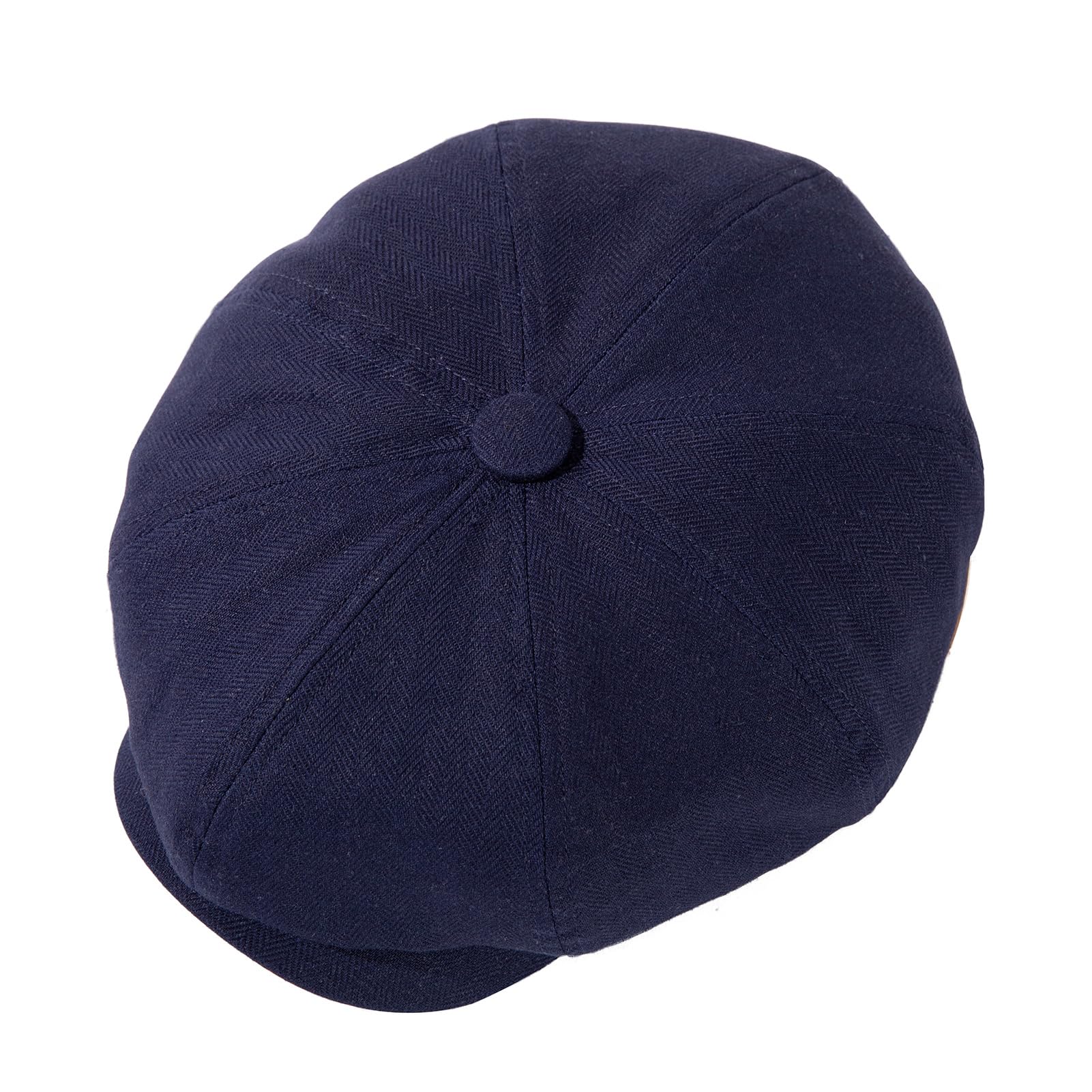 TOP-EX Gorro de verano para hombre, ligero, transpirable, 8 paneles, plano, Gatsby de lino, para cabezas grandes, M/L L/XL XL/XXL