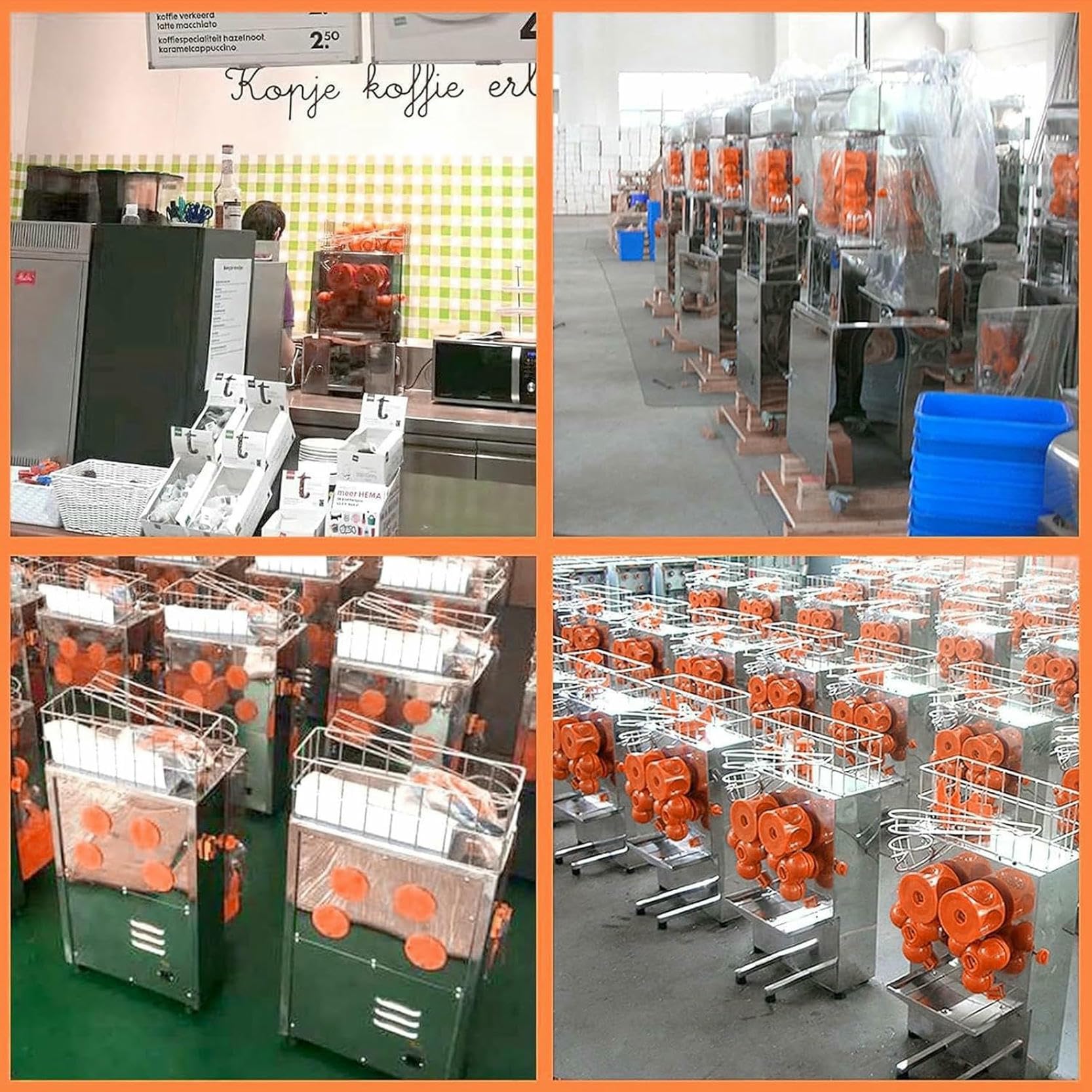 Exprimidor eléctrico de cítricos, máquina automática comercial de 120 W, 20 naranjas/min, tasa de extracción de jugo superior al 55 %, para jugo de naranja, jugo industrial, para jugo de limón.