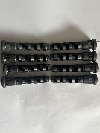 8PCS 610-509 M14*1.50 Serrated Wheel Stud 15.93mm Knurl, 73.4mm Length Replacement for 2005-2016 Ford F-250 F-350 Super Duty, 2005-2010 F-450 F-550 Super Duty
