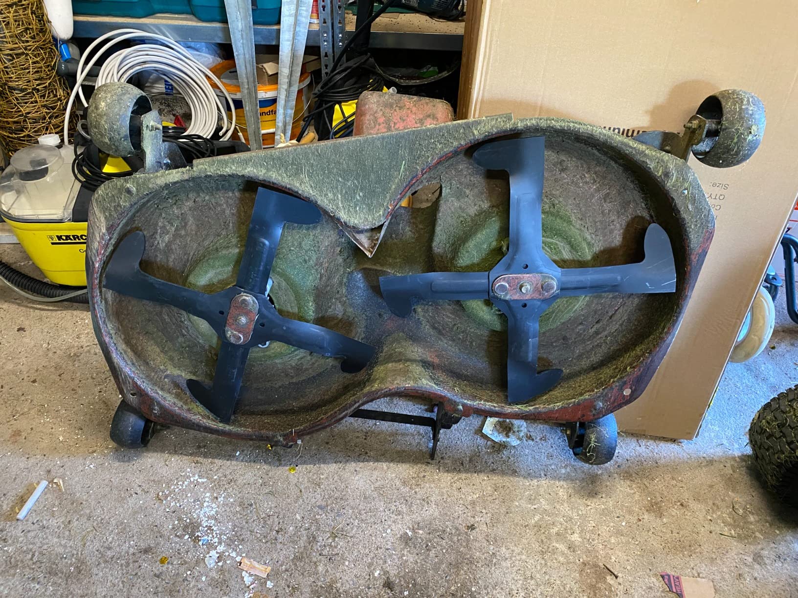 4 X 46 CM Messer Satz für 92 MC CULLOCH RALLY JONSERED AYP CRAFTSMAN - HQ Stahl