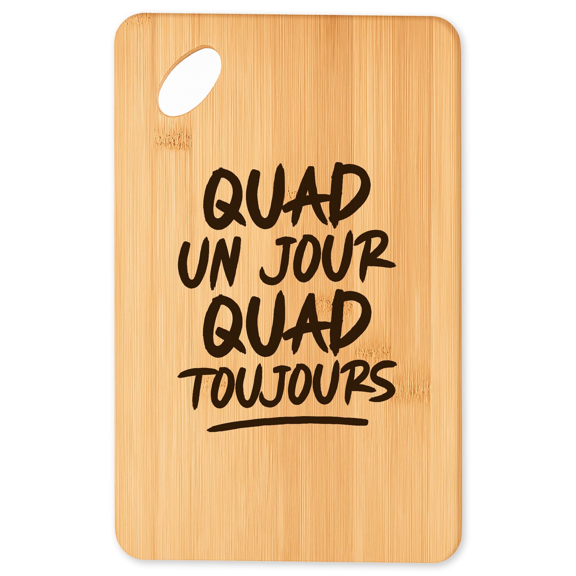 Cadeau original de cuisine : planche à découper et apéro en bambou