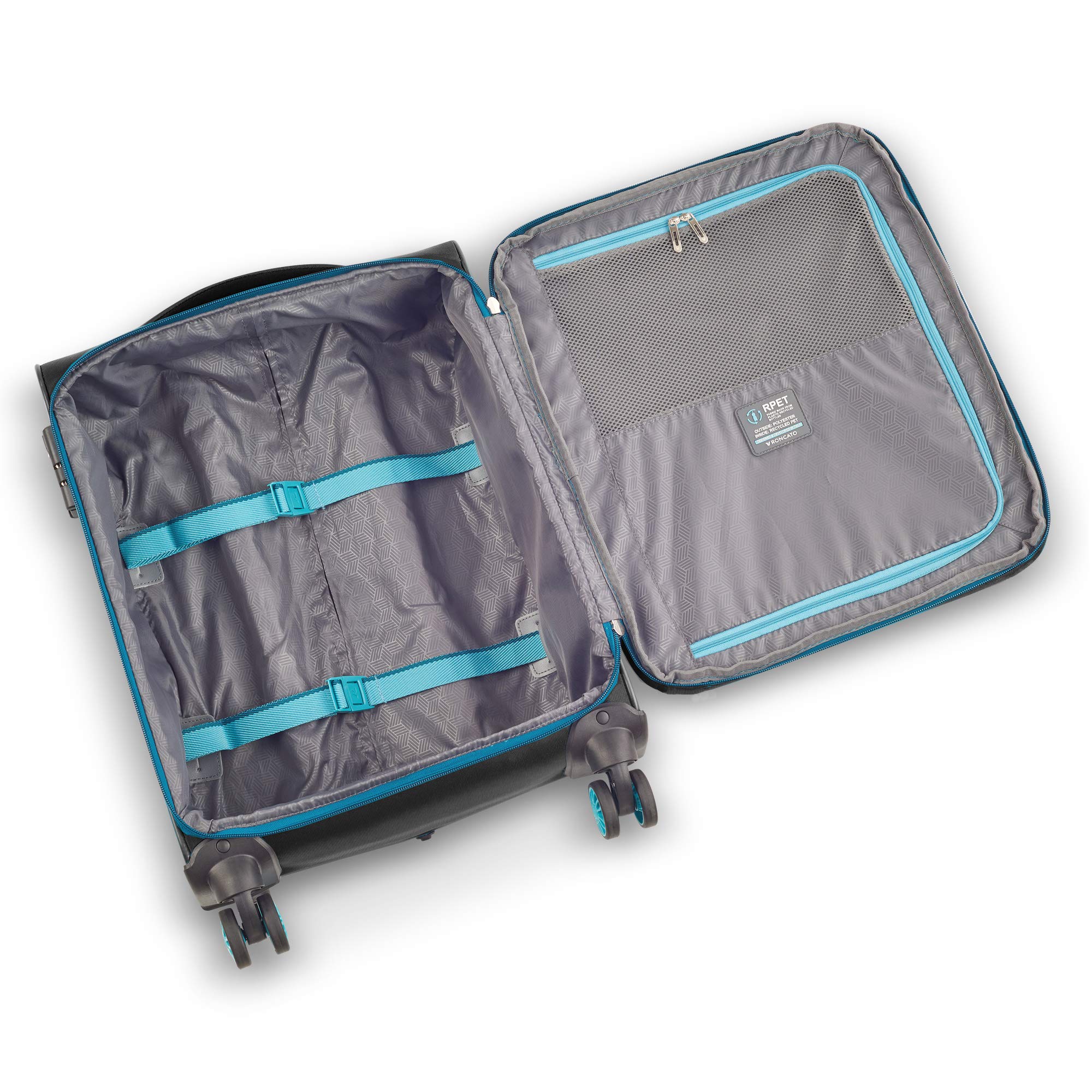 Roncato CROSSLITE Trolley bagaglio a mano 55x40x20/23 cm Espandibile - Nero