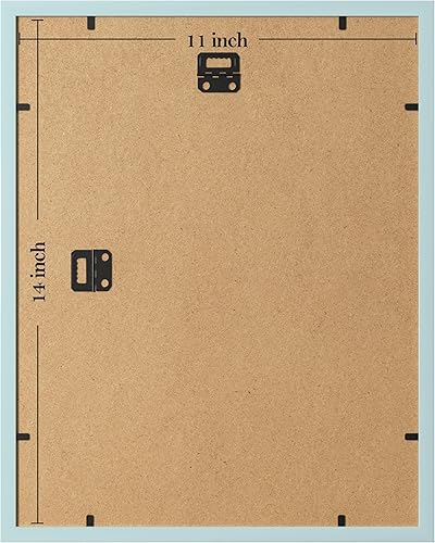 Vista 317 de eletecpro Juego de 10 marcos de fotos de 8.5 x 11 pulgadas, collage de fotos, decoración de pared, fotos de 5 x 7 con paspartú o de 8.5 x 11 Negro