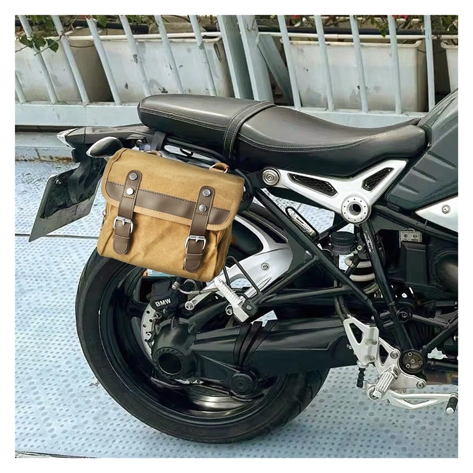 Sac De Réservoir Sacoche De Selle, Intérieur, Bagage De Voyage pour À Dos Knight Riding Sac Selle(1pc Khaki)
