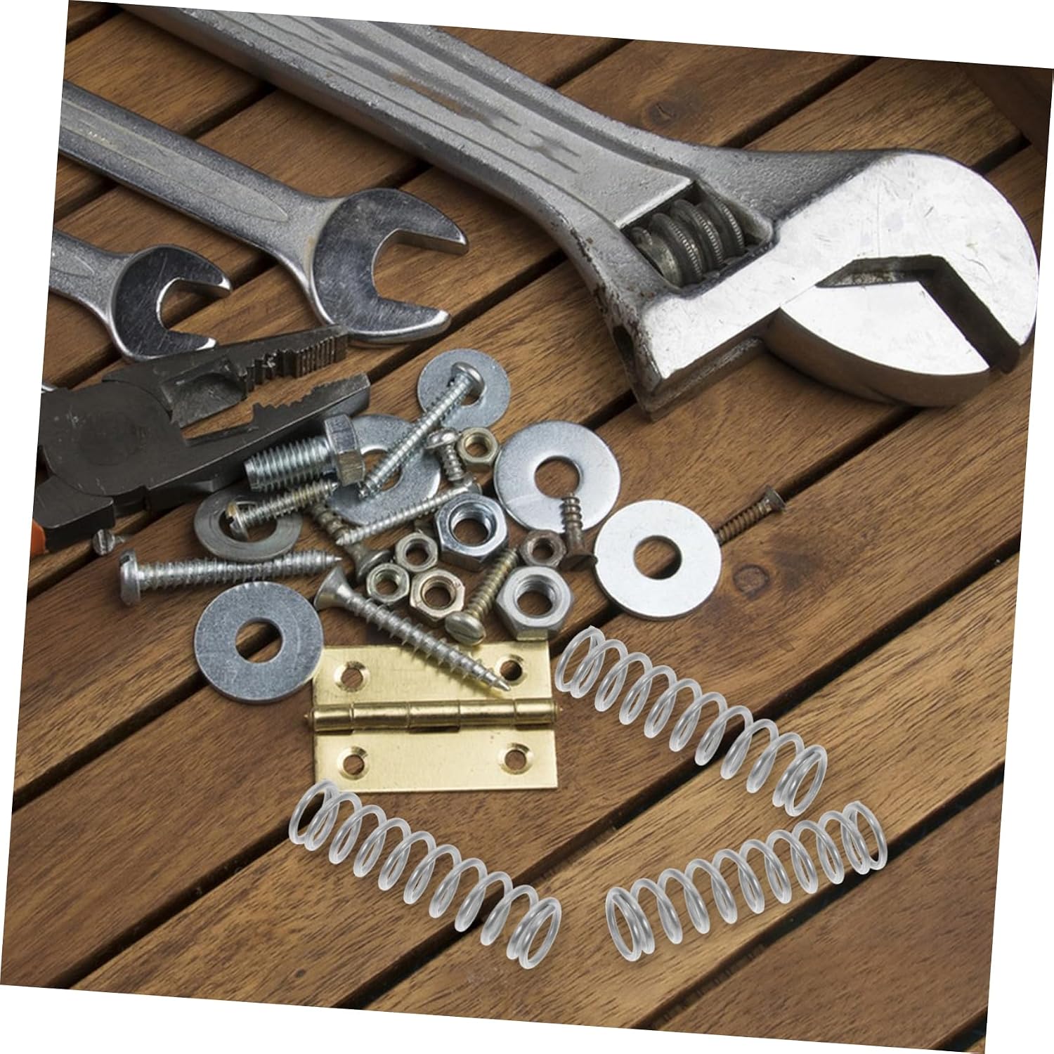 10pcs Stainless Steel Compression Springs Kit Heavy Duty Extension Springs Small Mechanical Repair Tools for Home Shop