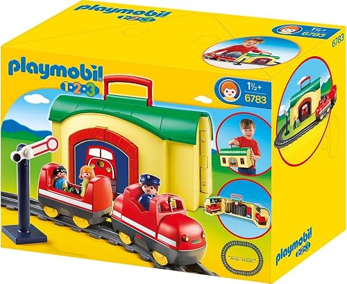 Playmobil Trenes Playmobil: todas las referencias, vías y estaciones 108 Playmobil 6783 · 1.2.3 - Tren maletín ( )