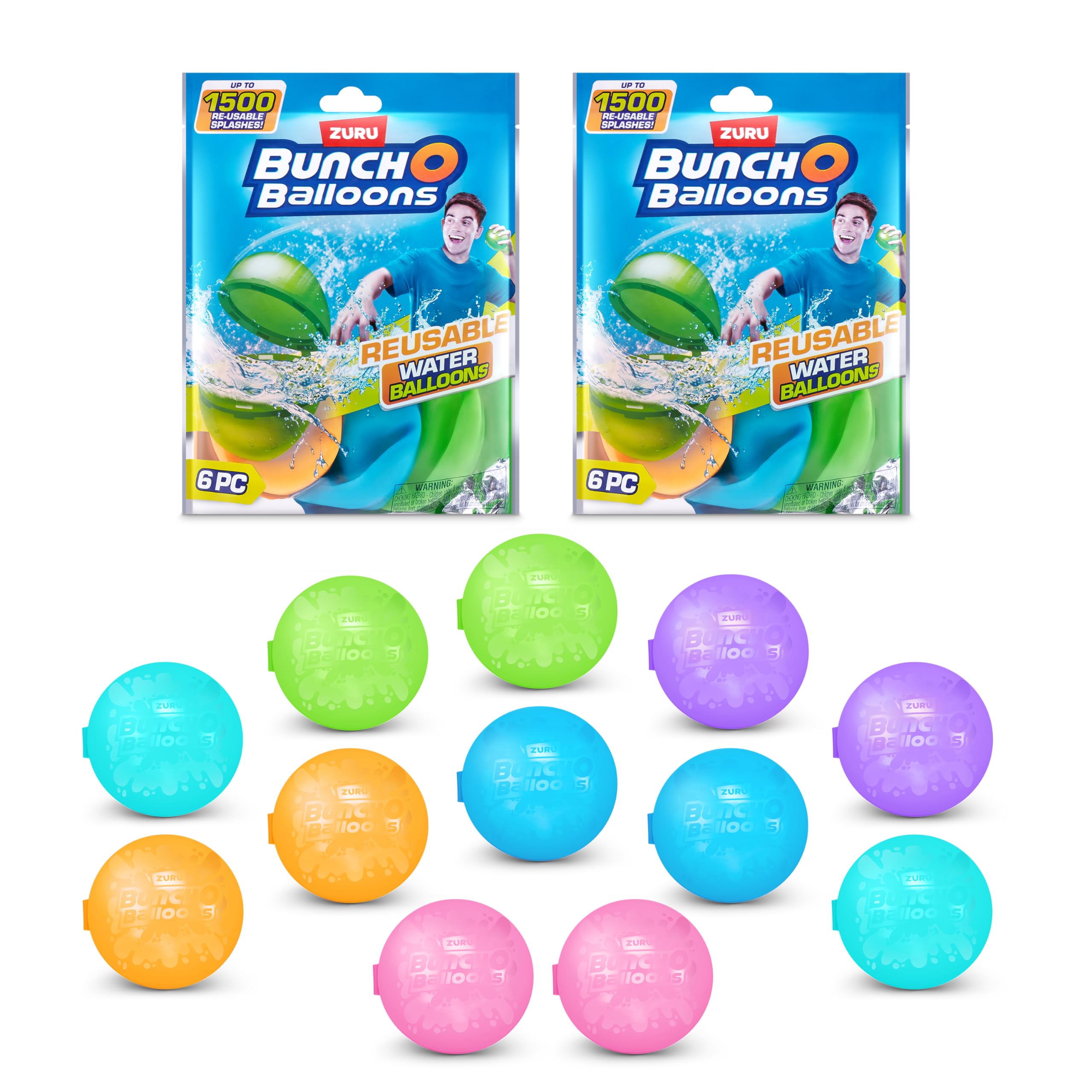 Photo 1 of Bunch O Balloons Reusable Water Balloons 12 Pack by ZURU