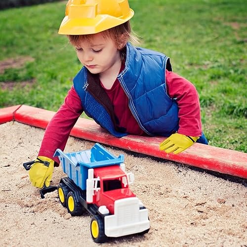 Miniatura 6 de Hocoi Moa Guantes de trabajo para niños pequeños de 2 a 12 años, guantes de trabajo de cuero para niños de piel de ovejapiel de vacuno