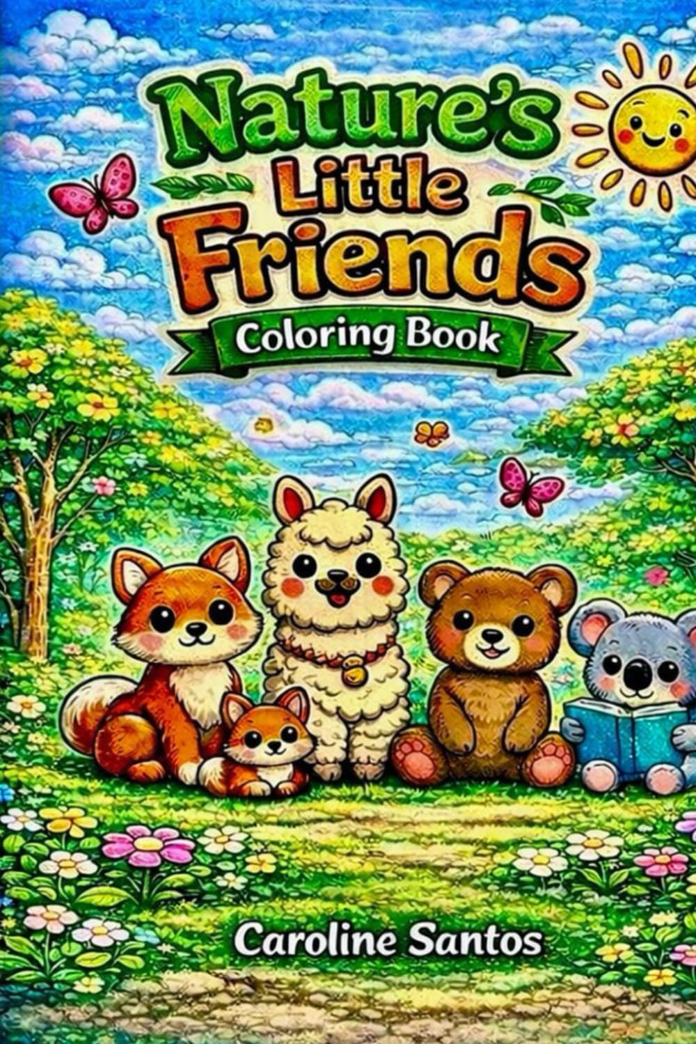 Nature’s little friends: Coloring book
