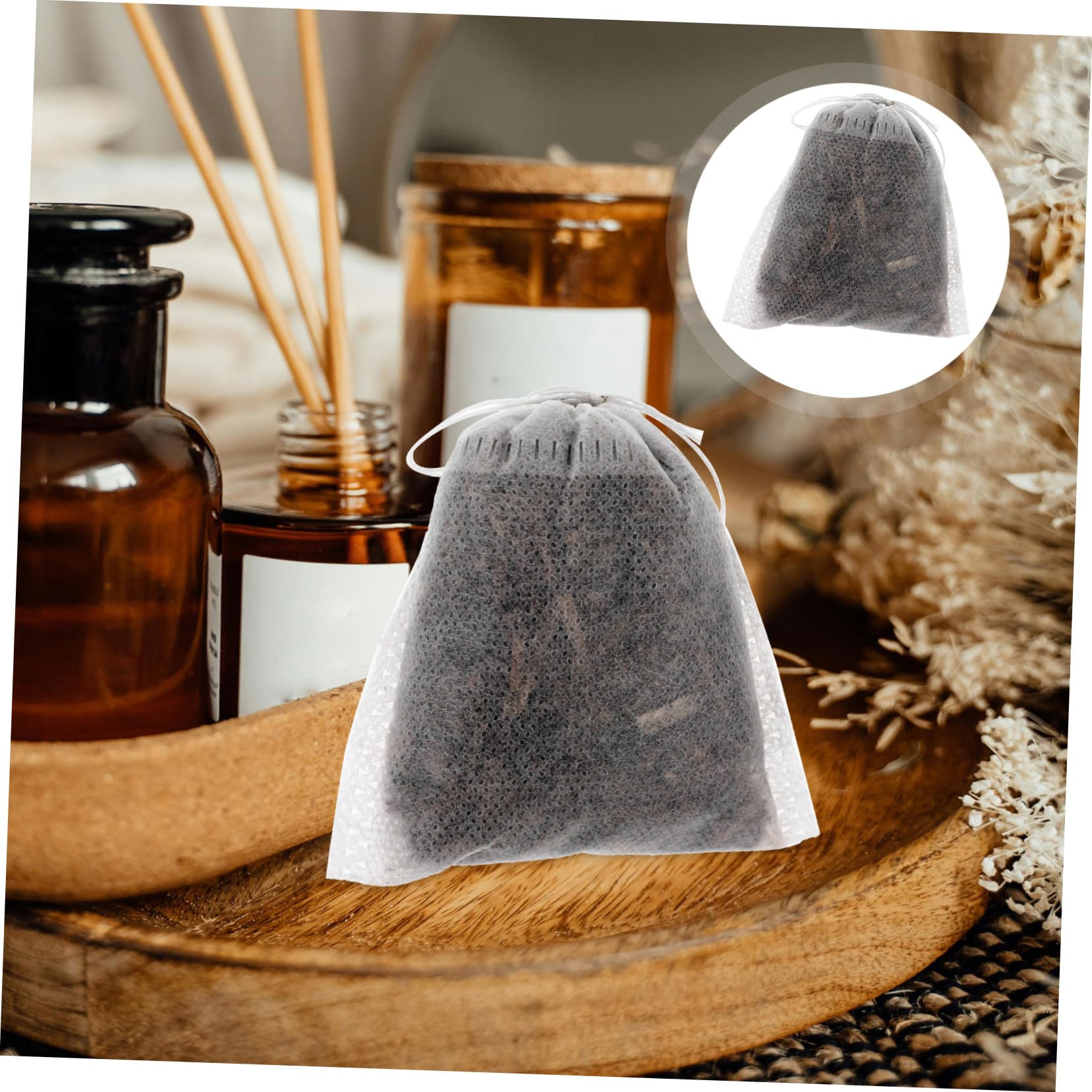 50stücke Duftsäckchen Aus Beifuß Für Kleiderschränke Scented Sachets Für Frische Atmosphäre Ihrem Zuhause Natürliches Kräuterfüllmaterial