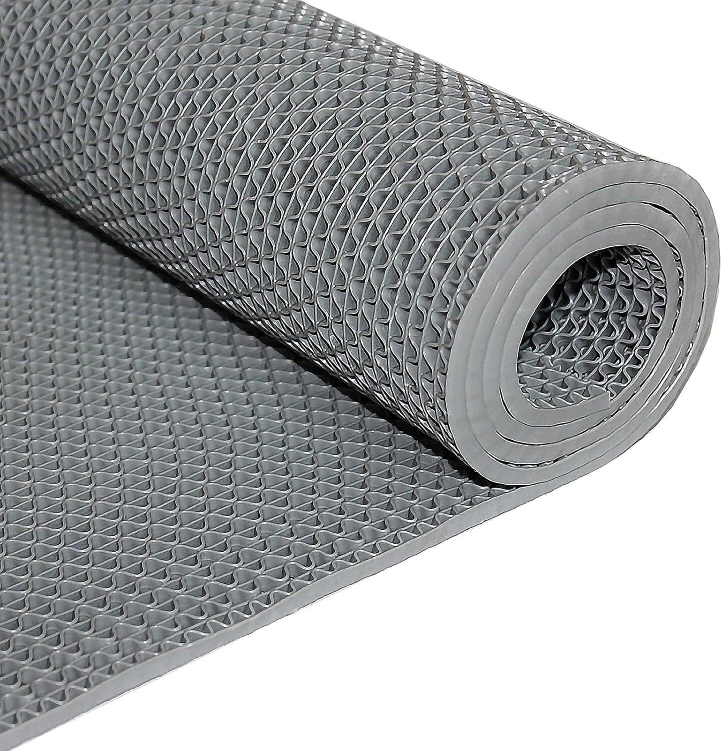 QYMYOZ Non-slip PVC Drainage Mats For Restaurants And Bathrooms Indoor/outdoor(Grey,120cm x 500cm)