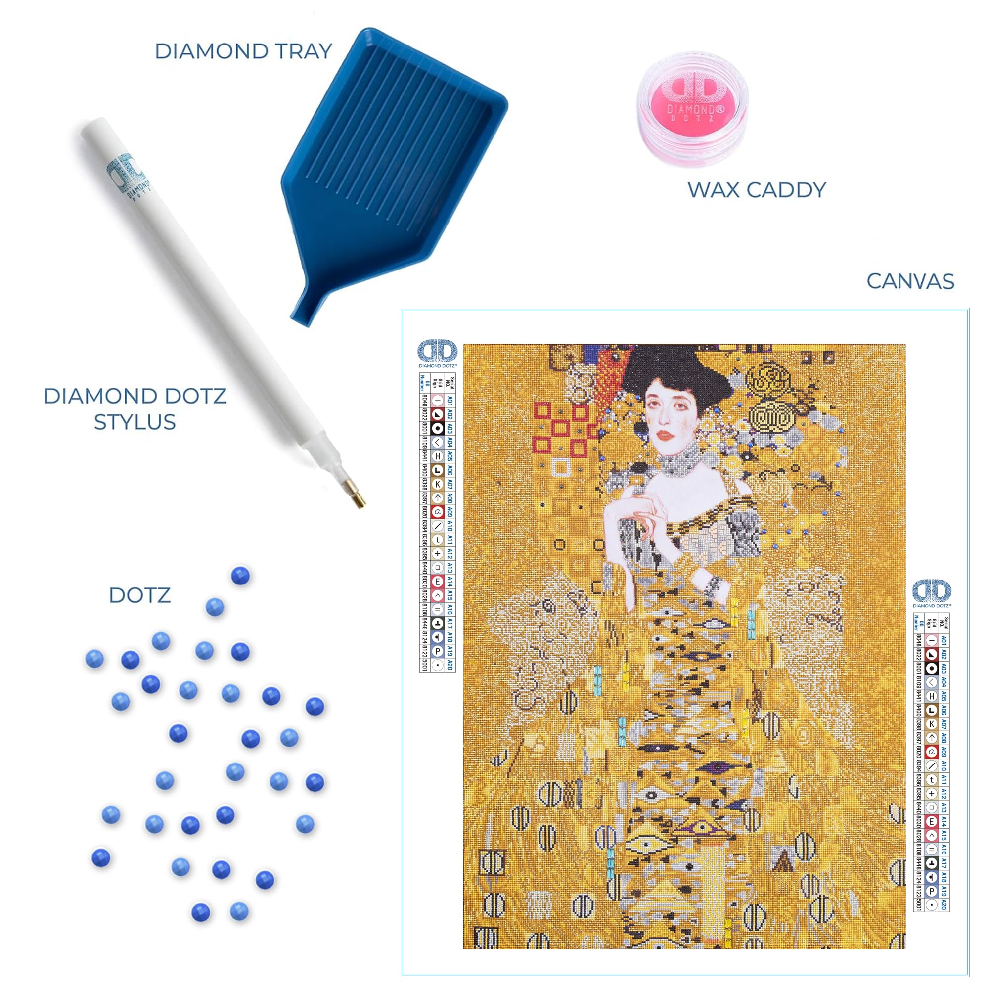 Amazon.com: DIAMOND DOTZ Woman in Gold Diamond Painting Kits for