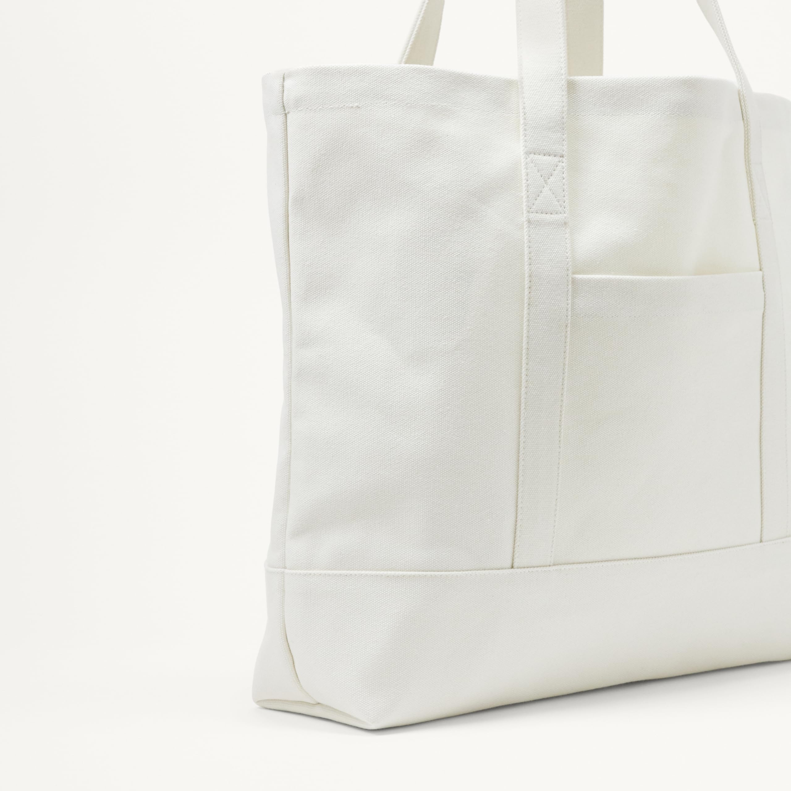 Amazon Essentials Borsa Tote Grande da Spiaggia in Tela Resistente Unisex - Adulto
