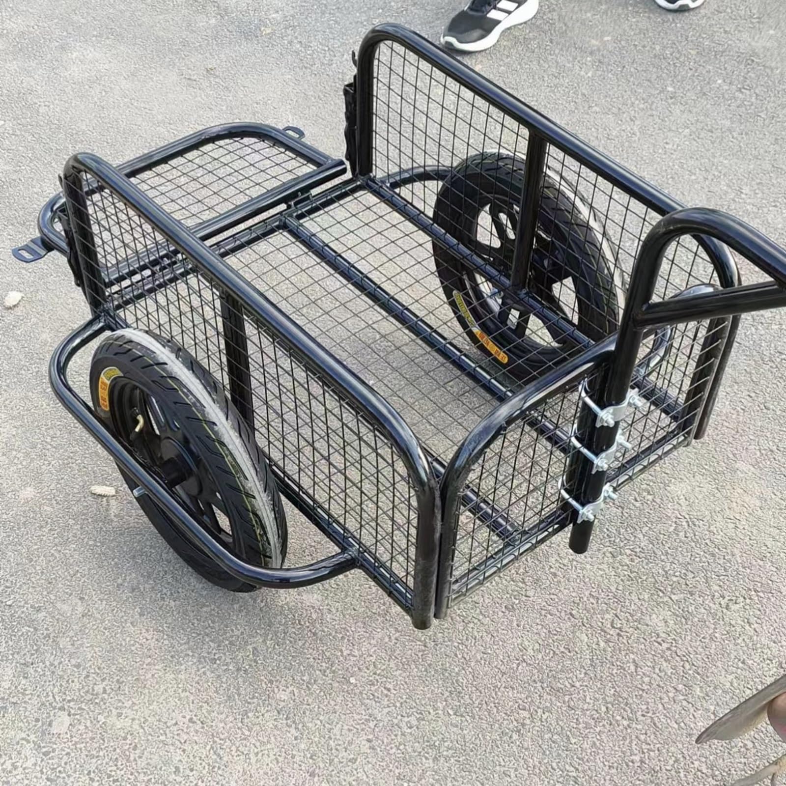 Remorque Cargo Monoroue pour Vélo Électrique, Panier Arrière Porte‑Charges pour Vélo