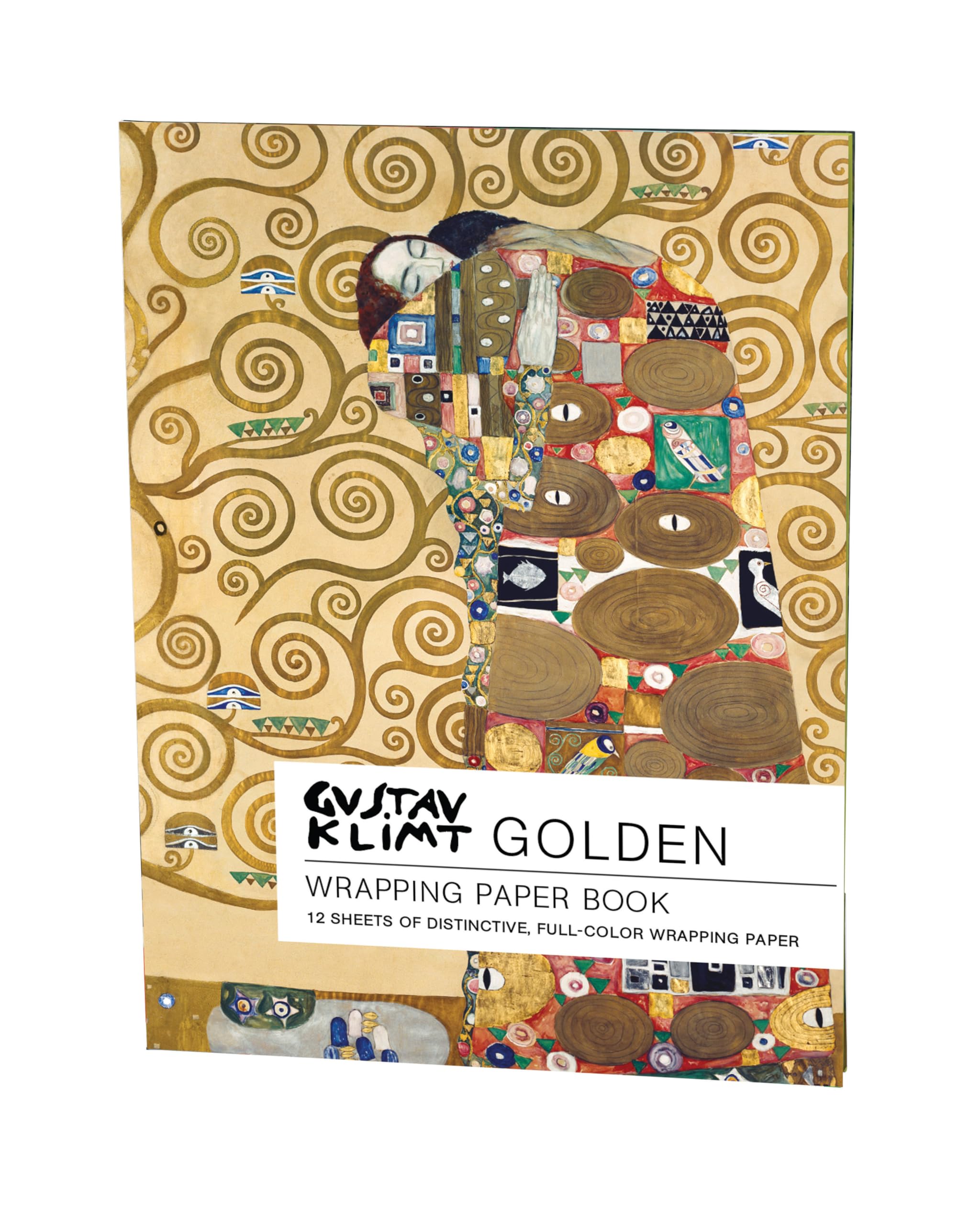 Golden, Gustav Klimt Wrapping Paper Book by Gustav Klimt 9781623259280