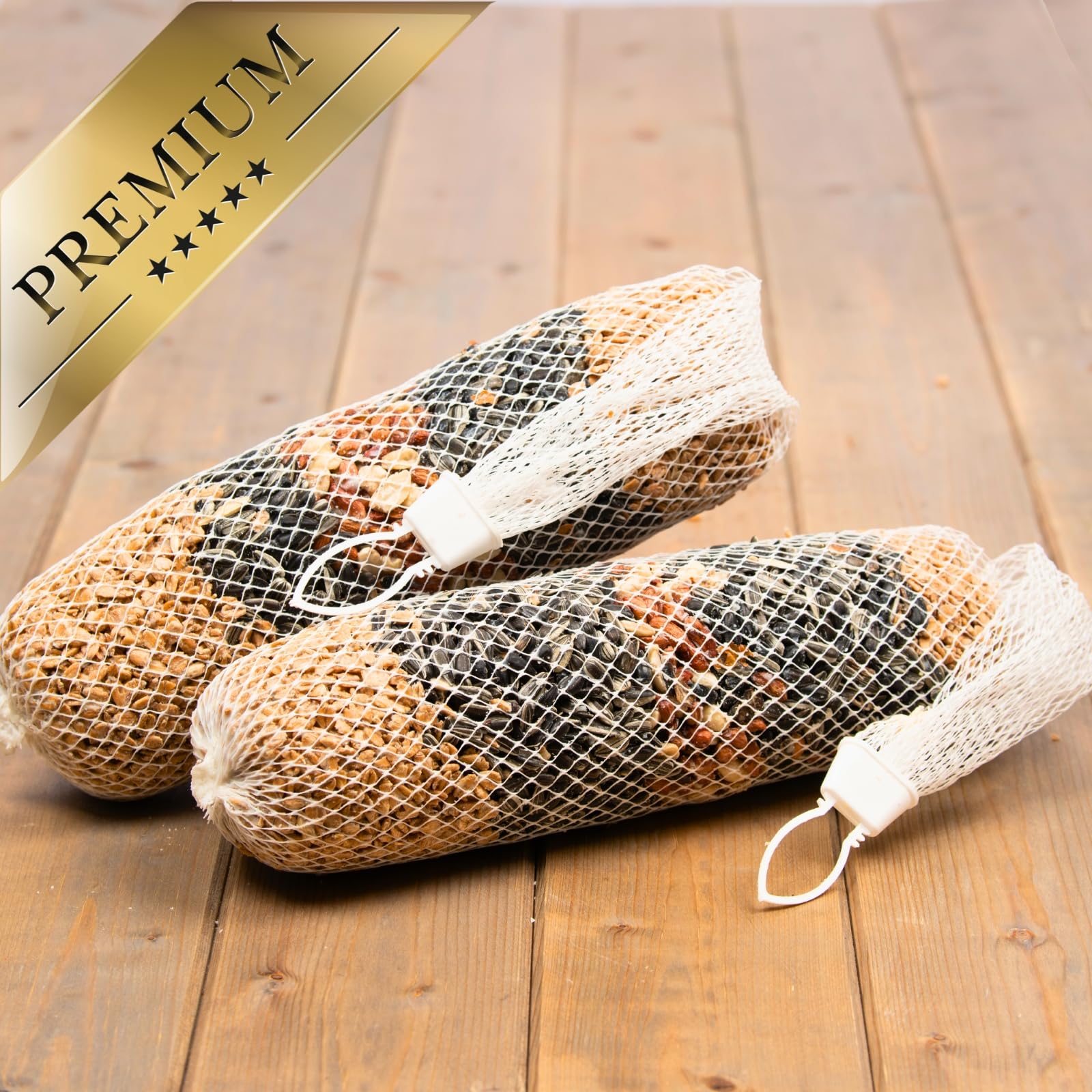 Lyra Pet® 3 x 4 STK. Riesen-Futterstange je 600 g Vogelfutter Wildvögel | Energiequelle für Wildvögel im Sommer & Winter - Ideal für Balkon & Terrasse - Nährstoffreich & dekorative Mischung