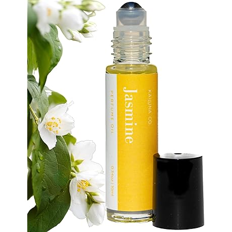 Jasmine Delicious Natural Pure Essential and Fragrance Oil Perfume Roll On