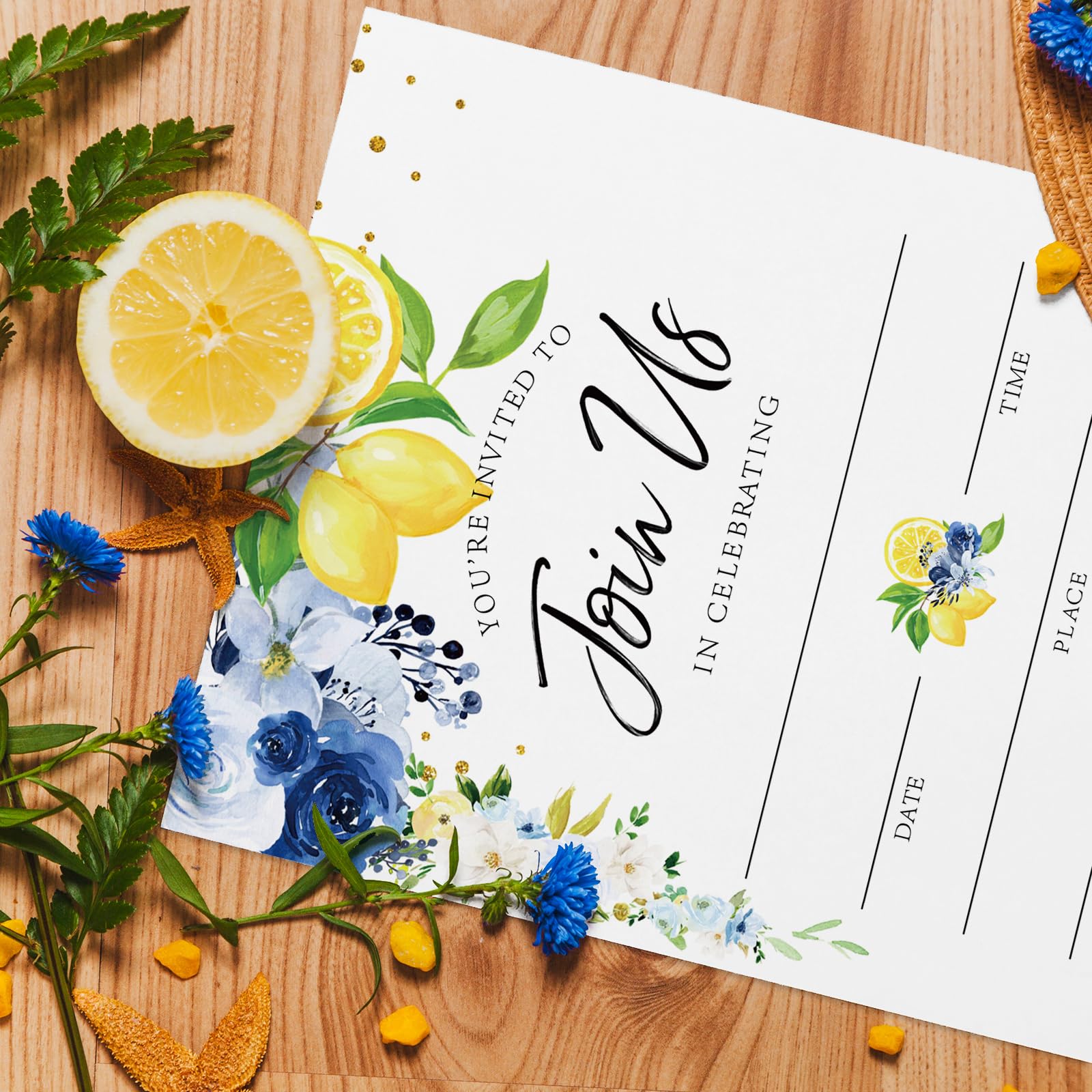 Amazon.com : Whaline 25 Sets Invitations with Envelopes