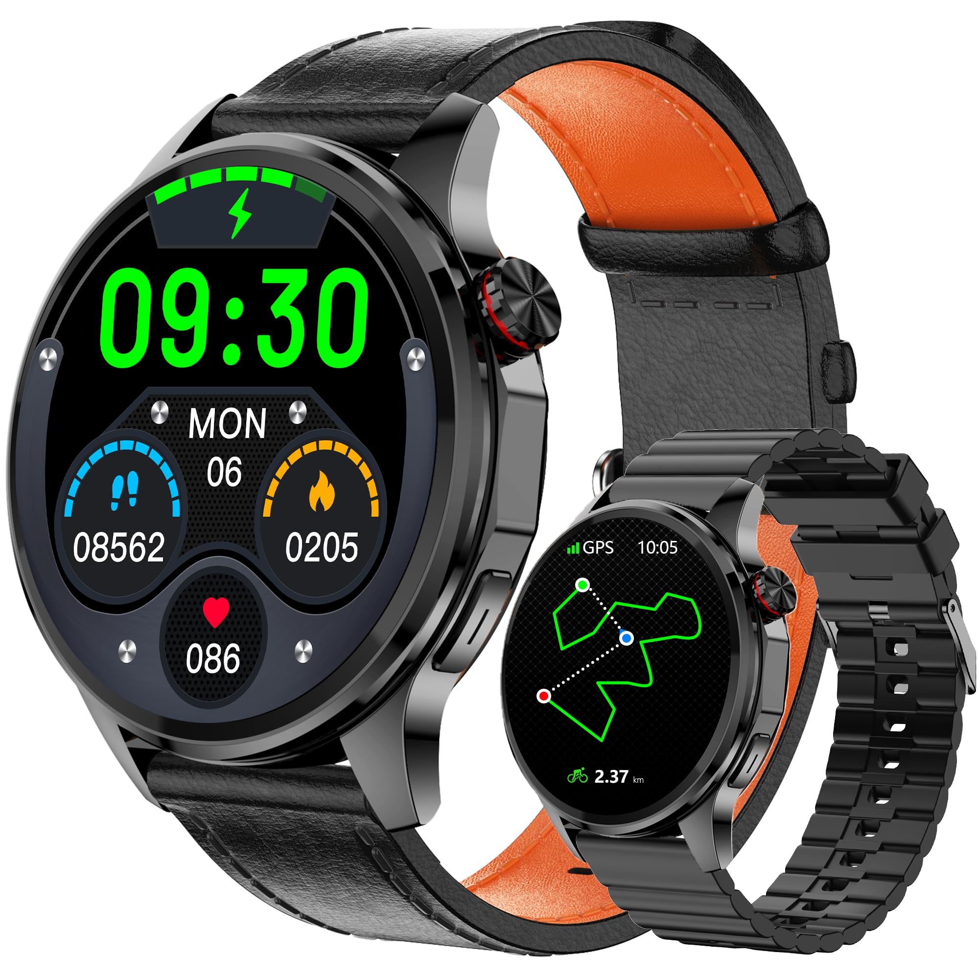 Photo 1 of Bvlrksc Smart Watch with AI Smartwatch GPS map, BT Call/Text Reply