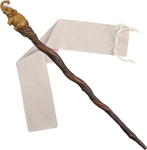 Miniatura 6 de Varita mágica de hechicero mago hechicero para varitas coleccionables de juguete mágico (rama)