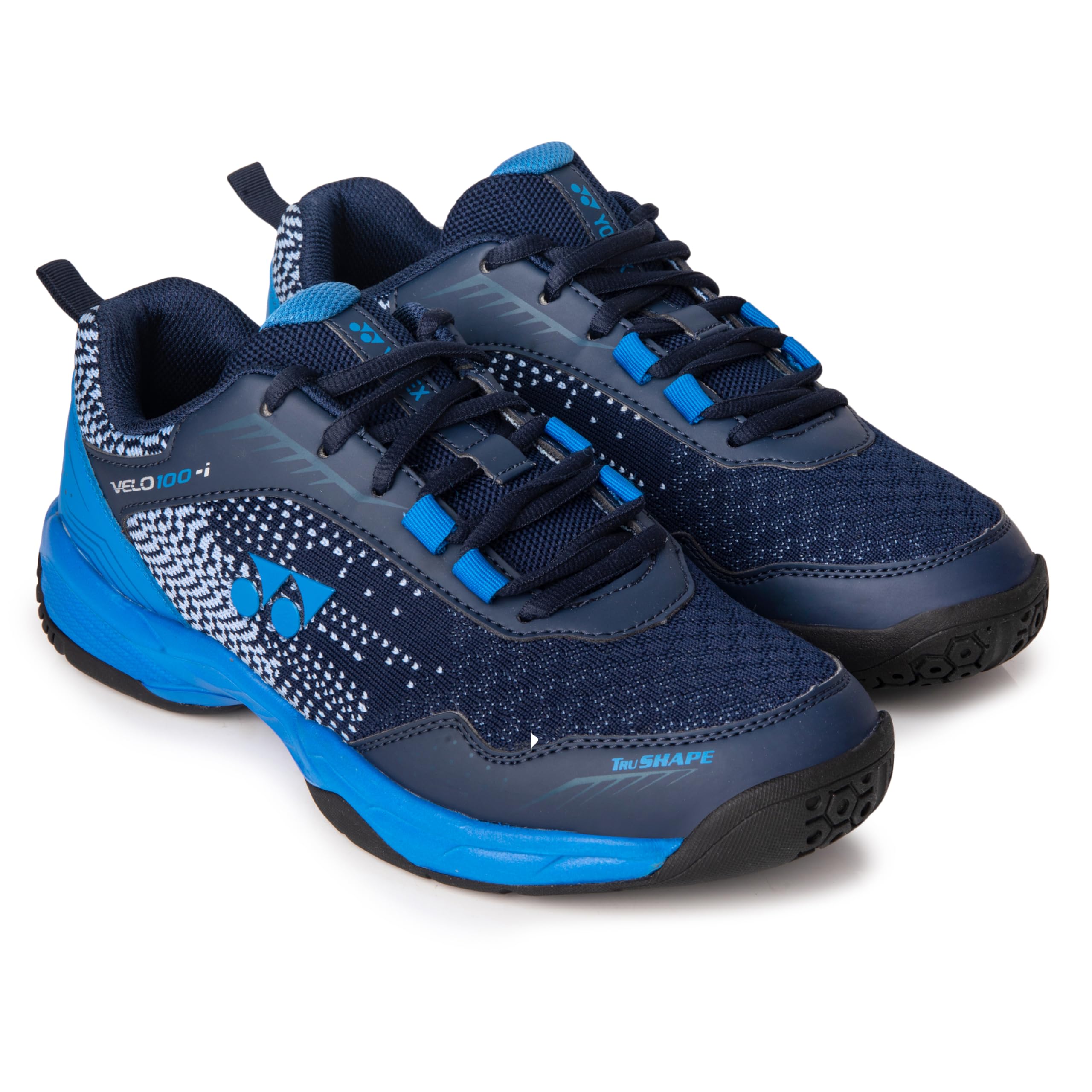 YONEXVelo 100-i Badminton Shoes | Made in India | Ideal for Badminton,Squash,Table Tennis,Volleyball | Non-Marking Sole | TRU Cushion | Ergo Shape | Hexagrip |