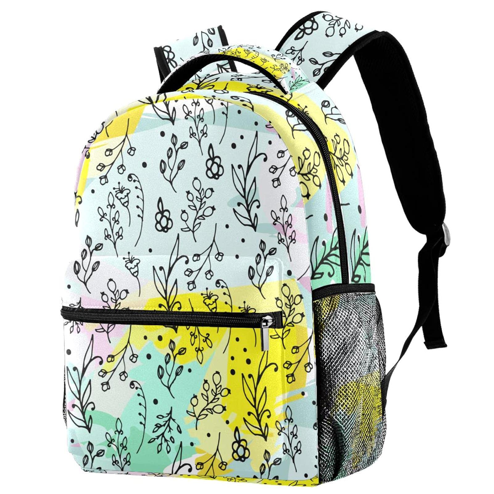 Sac à dos femme multicolore oiseaux de paradis à grande capacité voyage - 7