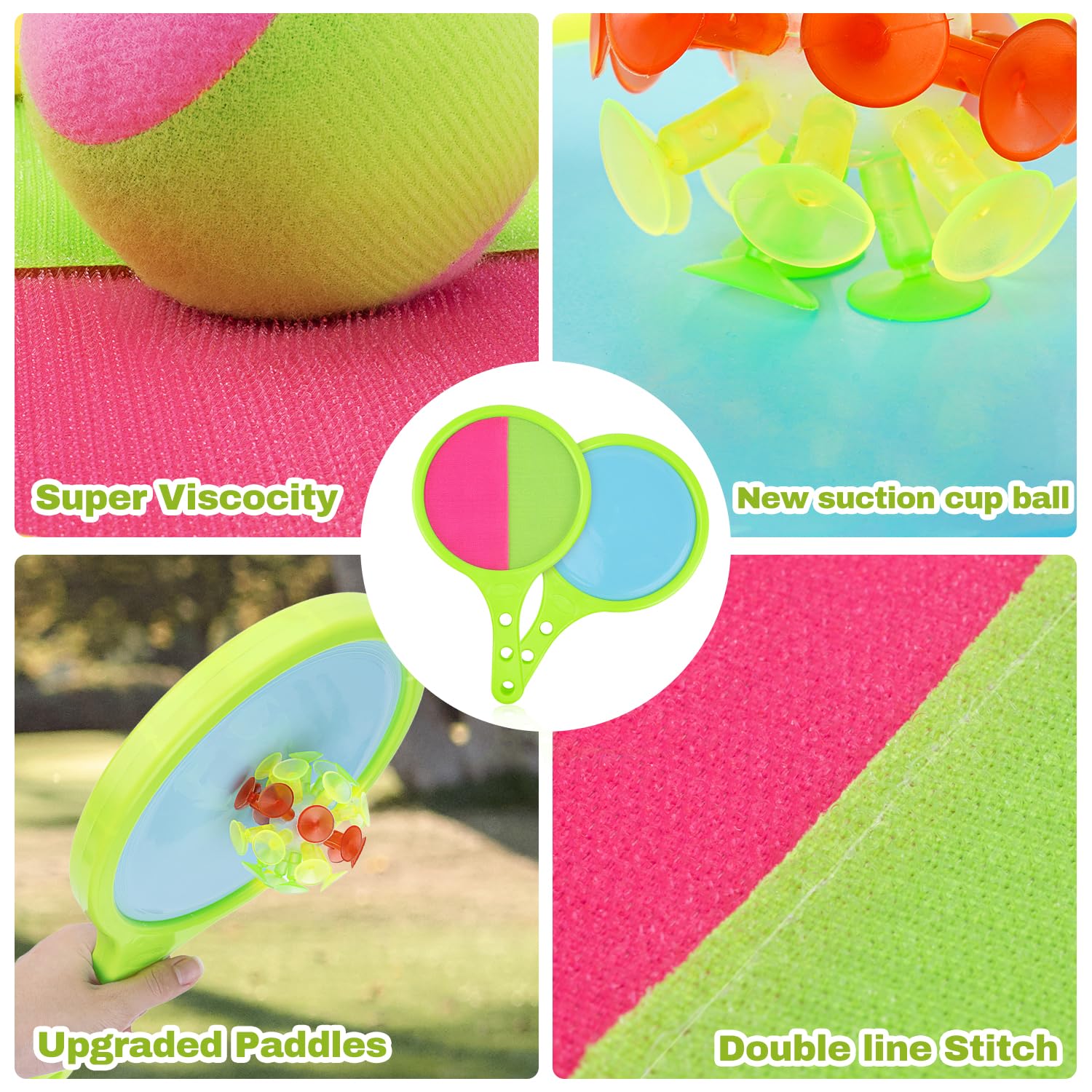 Juego De 4 Paletas Autoadhesivas De Lanzamiento Y Captura Novelty Place – Multicolor