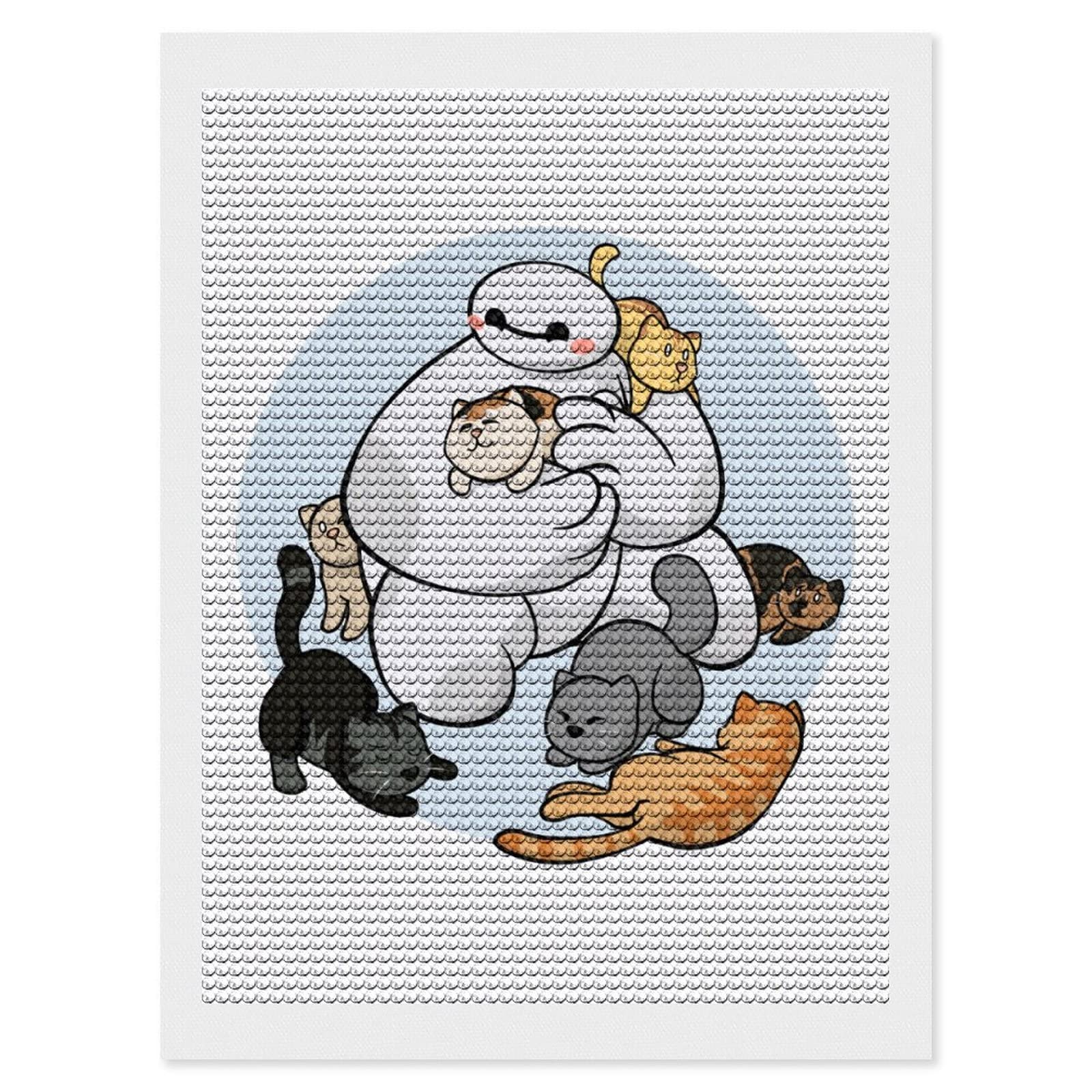 Amazon.co.jp: 5Dダイヤモンドアートキット ベイマックス ビーズアート