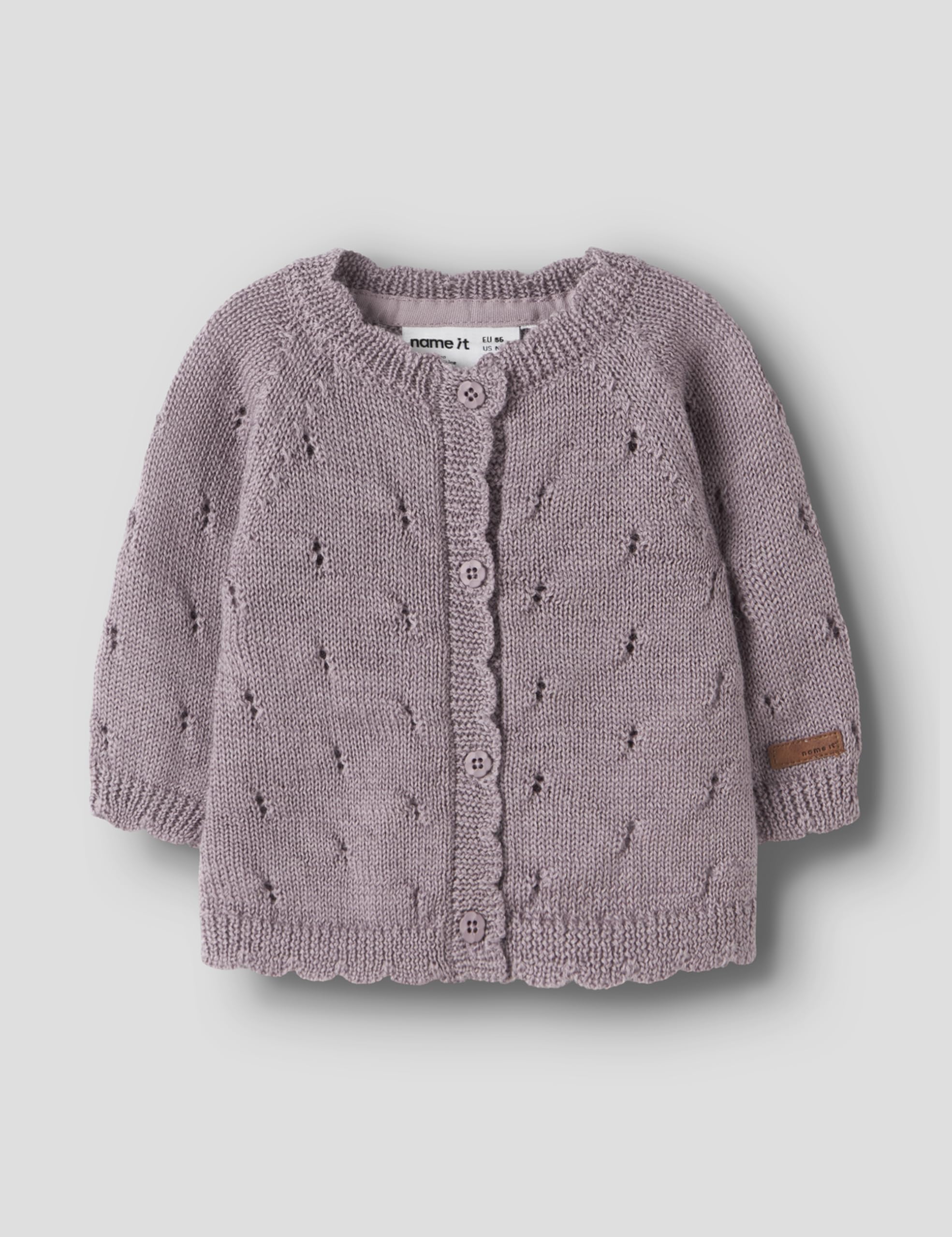 NAME IT Girl Strickjacke Merinowoll