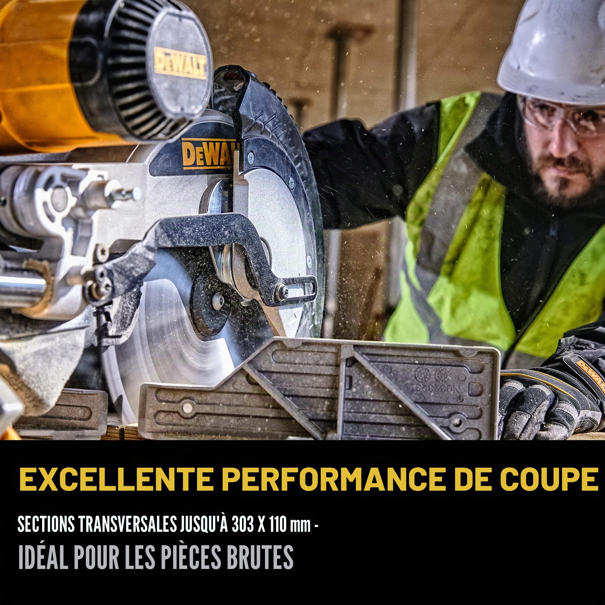 DeWalt DWS780-QS Scie A Onglets Radiale 1675W 305mm