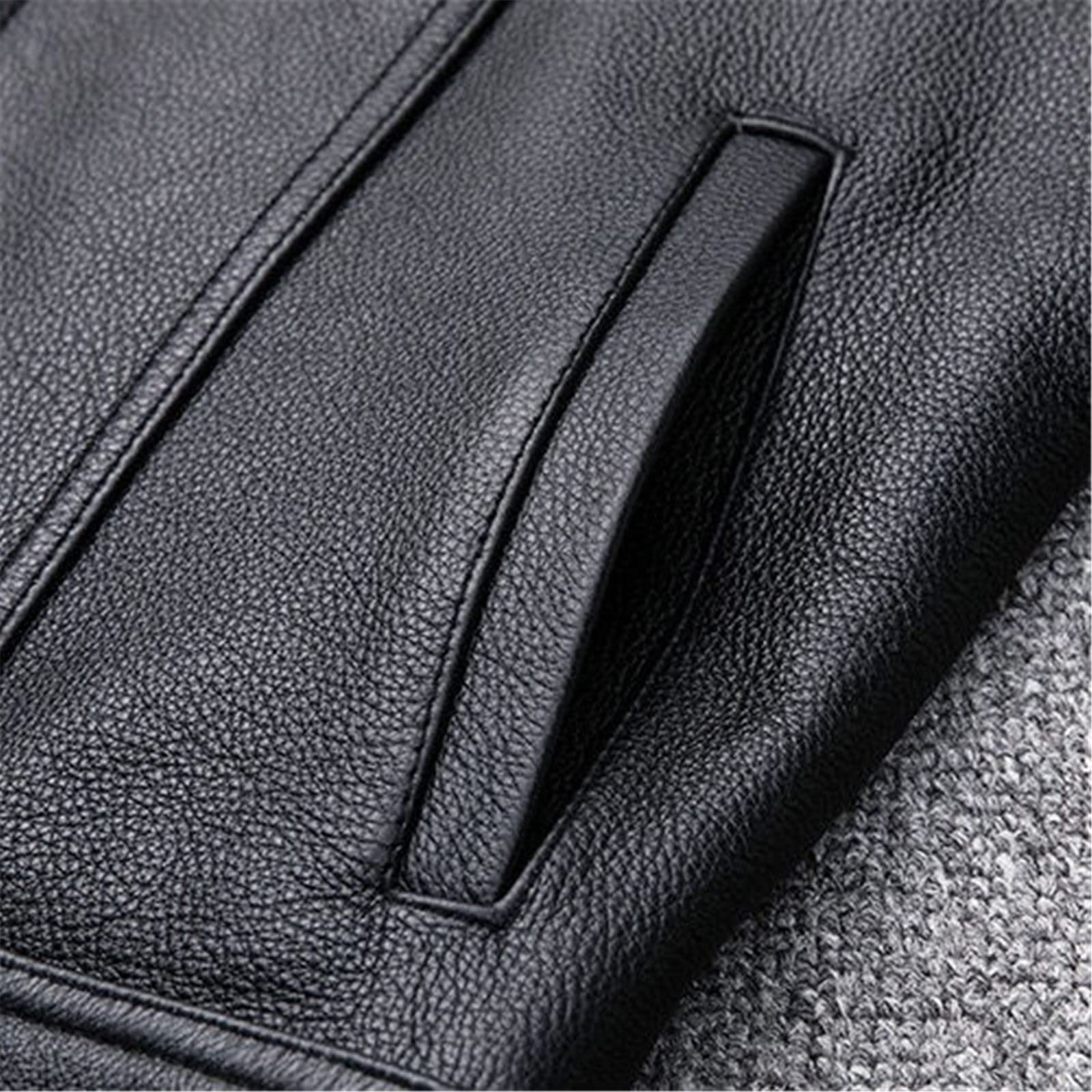 PU gilet in pelle gilet nero gilet senza maniche giacca spessa moto sottile gilet multi tasca cerniera