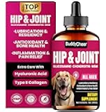 Glucosamine for Dogs, Liquid Hip and Joint Supplement, Chondroitin Drops for Dogs, Joint Drops for Dog, Dog Supplement for Mobility Pain Relief - 60ml