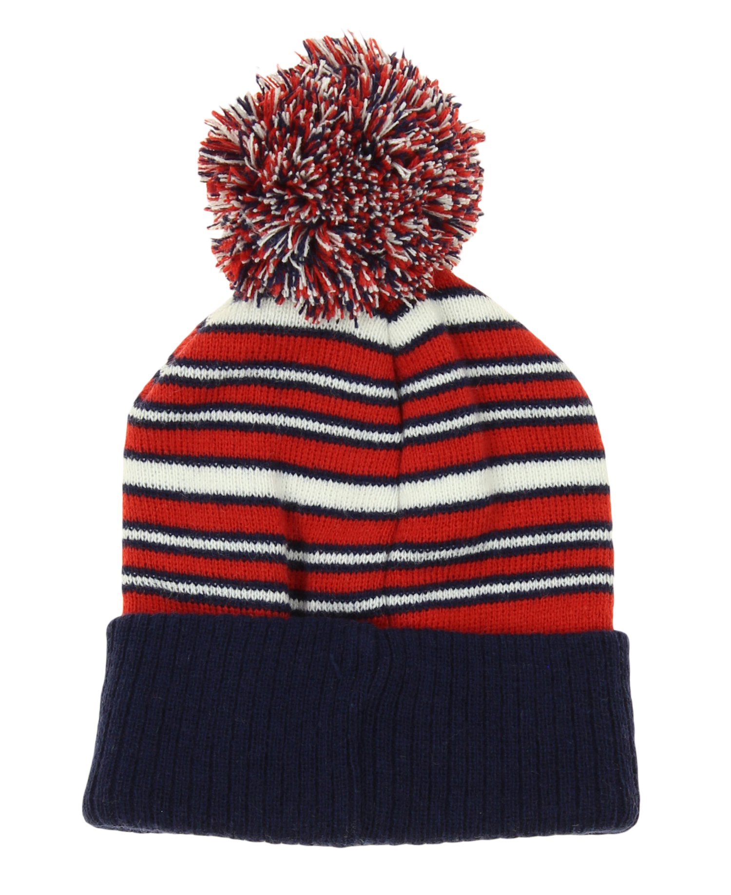 Outerstuff NBA Toddlers Washington Wizards Cuffed Knit Hat with Pom, Red and Blue